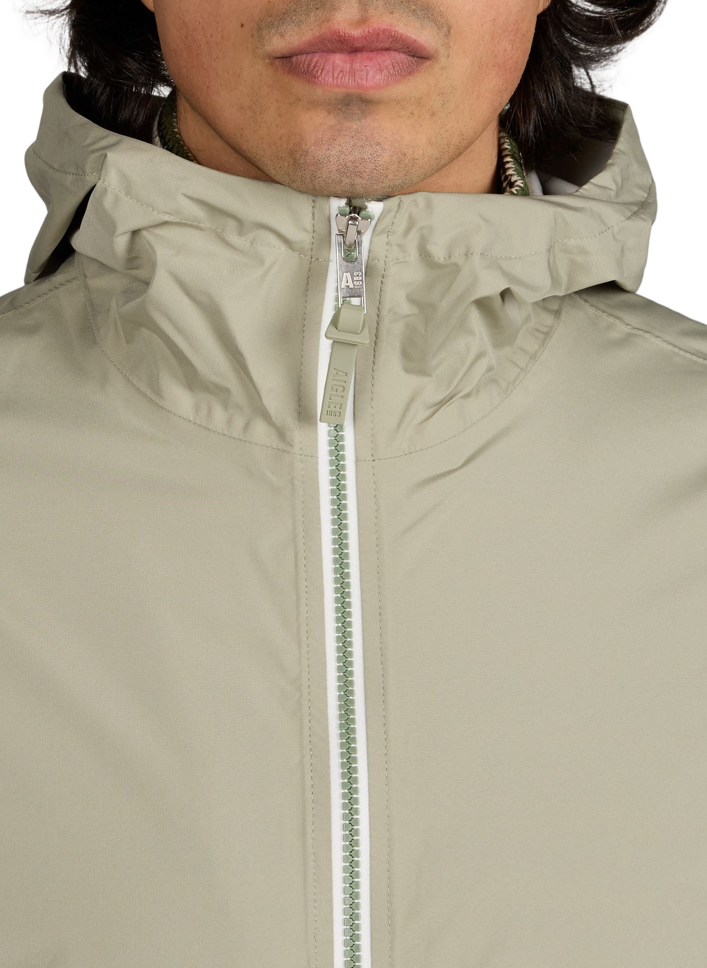 Blouson mi-long à capuche AIGLE Vert