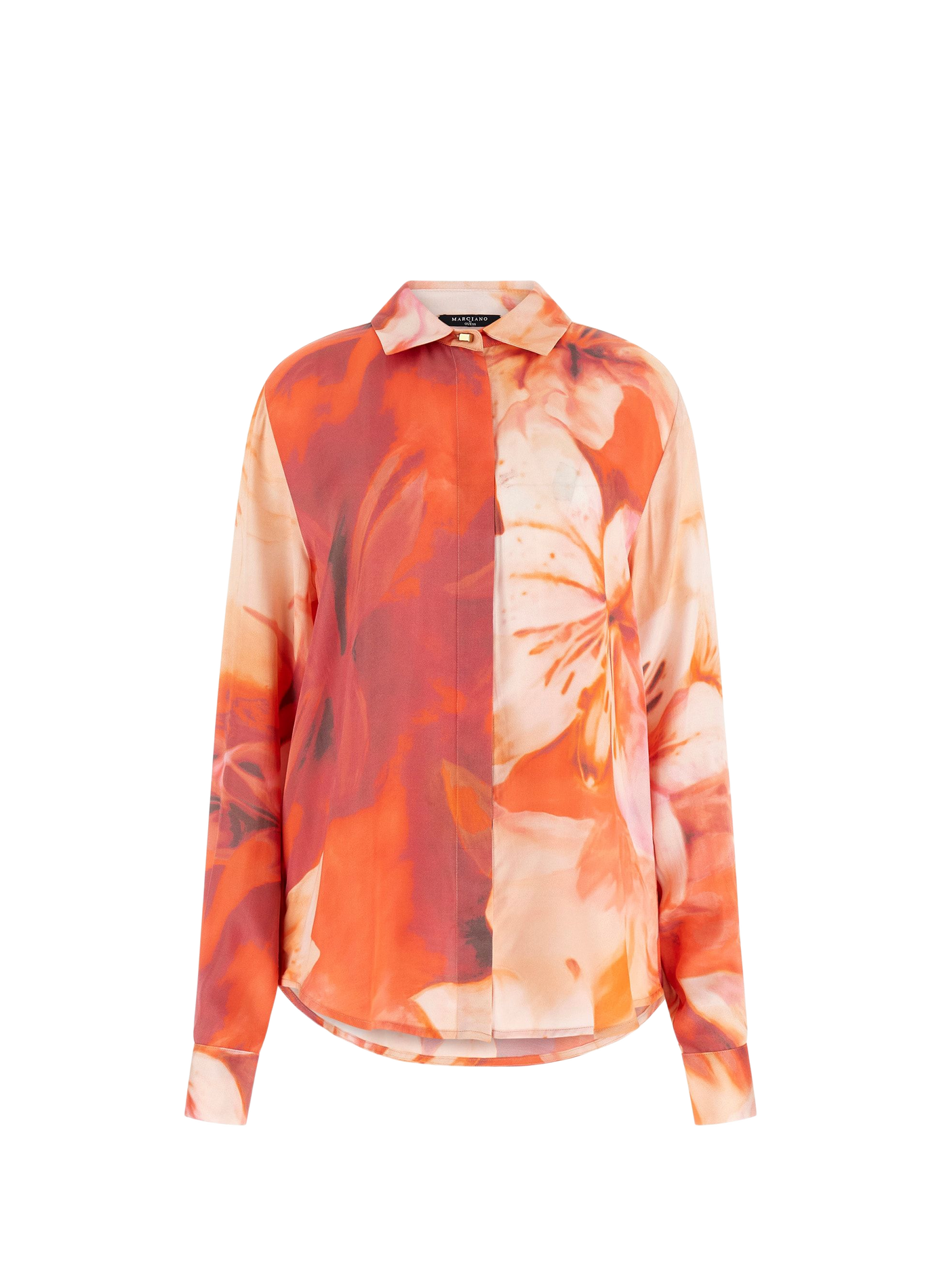 Printed Marciano long-sleeve shirt GUESS Pink
