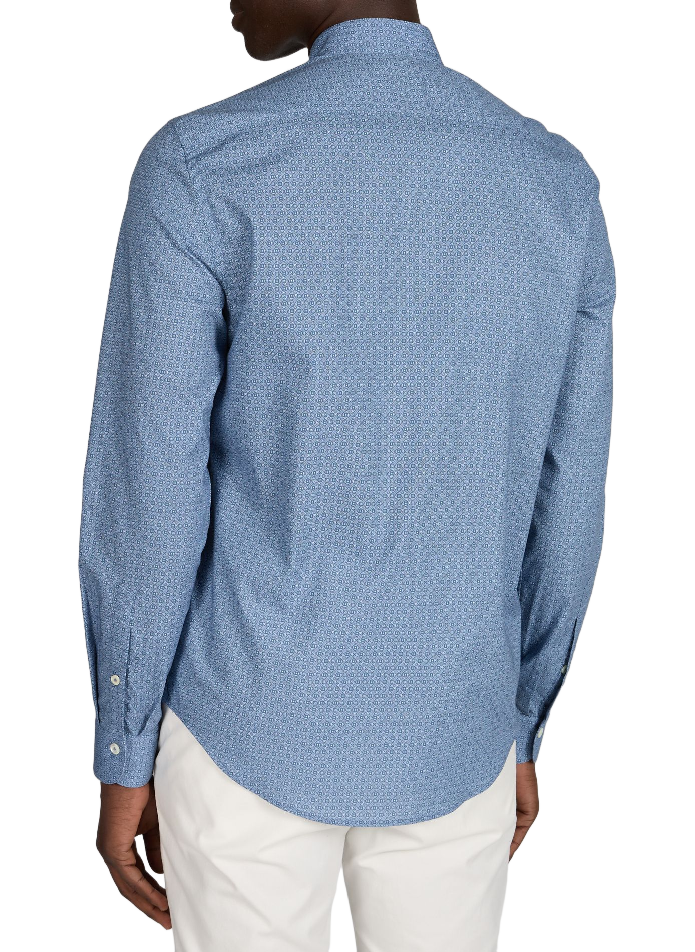 Patterned cotton shirt VAN LAACK Blue