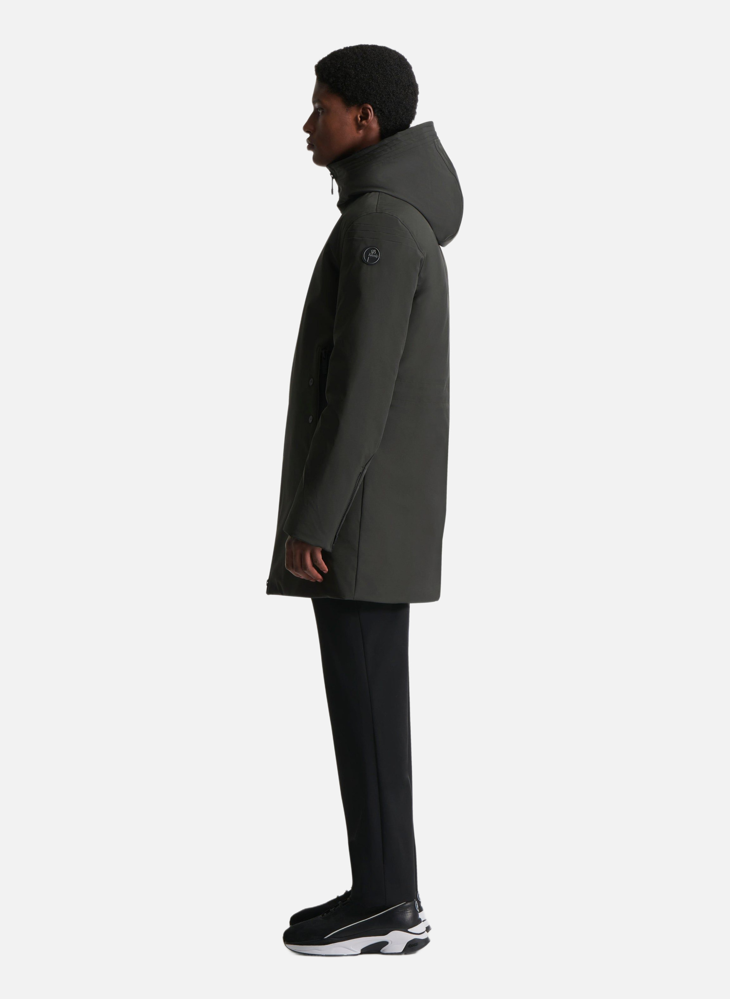 Manteau gezi col montant coupe regular FUSALP Vert