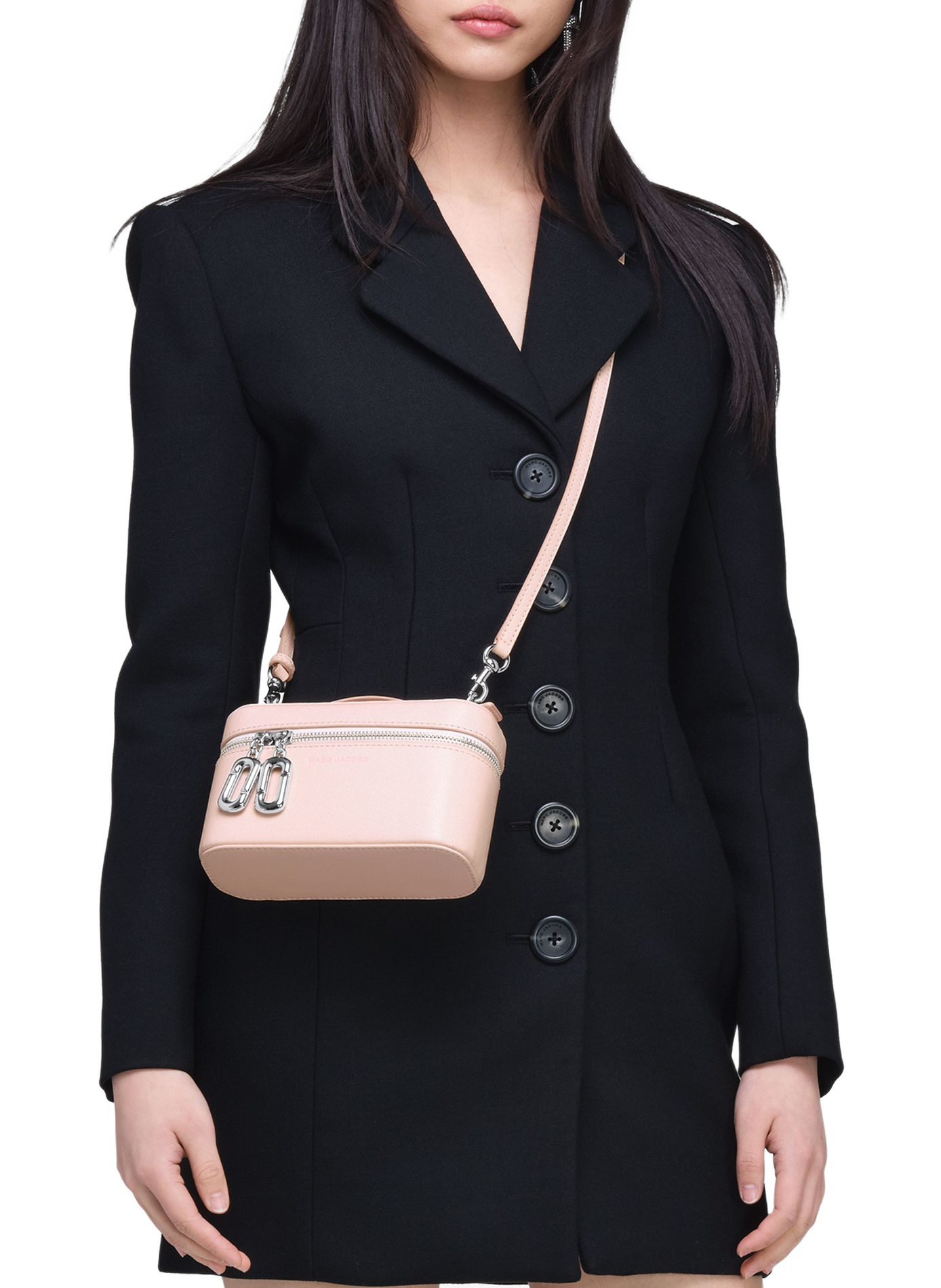Pochette The Scene Vanity en cuir MARC JACOBS Rose
