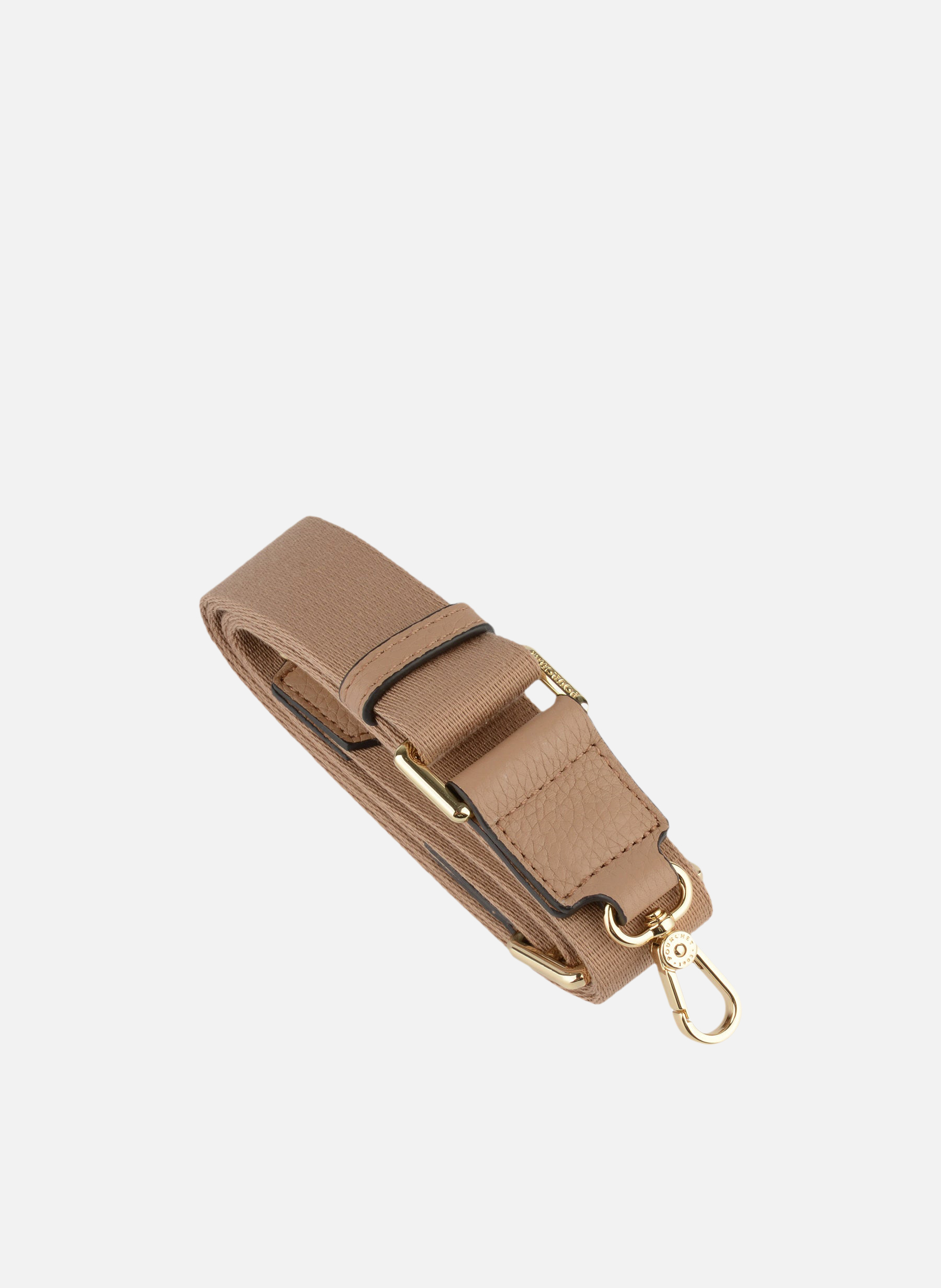 Bandoulière | bandoulière de sac en coton garni cuir  Mastic