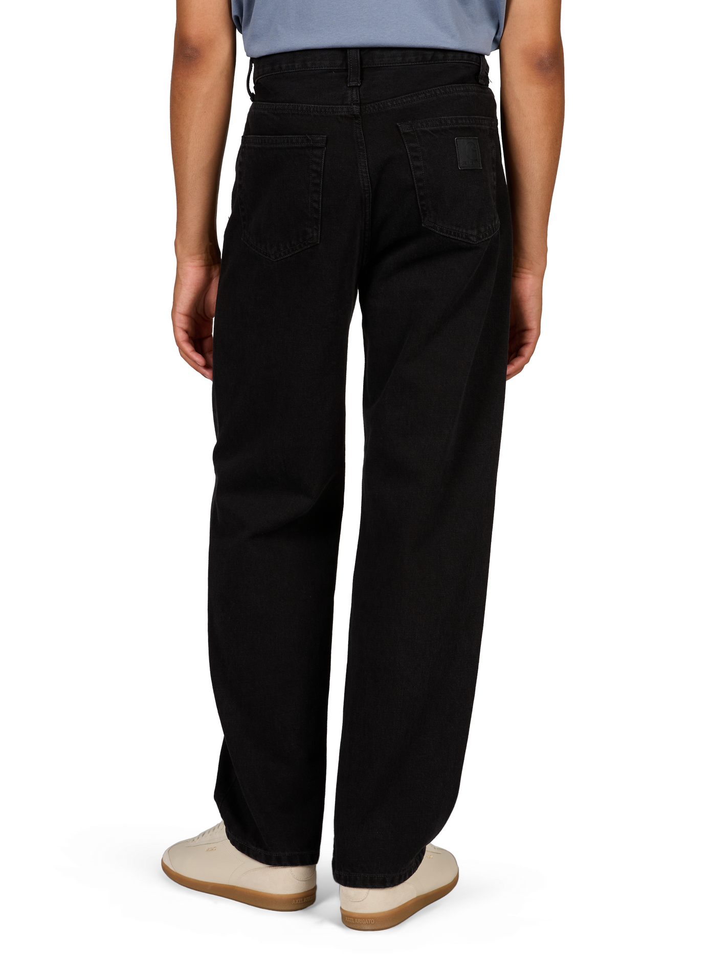 Jean regular tapered Aaron en coton CARHARTT WIP Noir