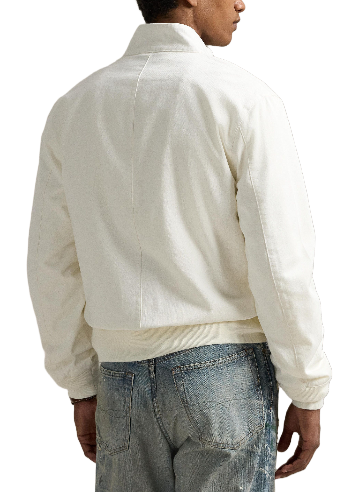 Veste col montant en coton POLO RALPH LAUREN Blanc