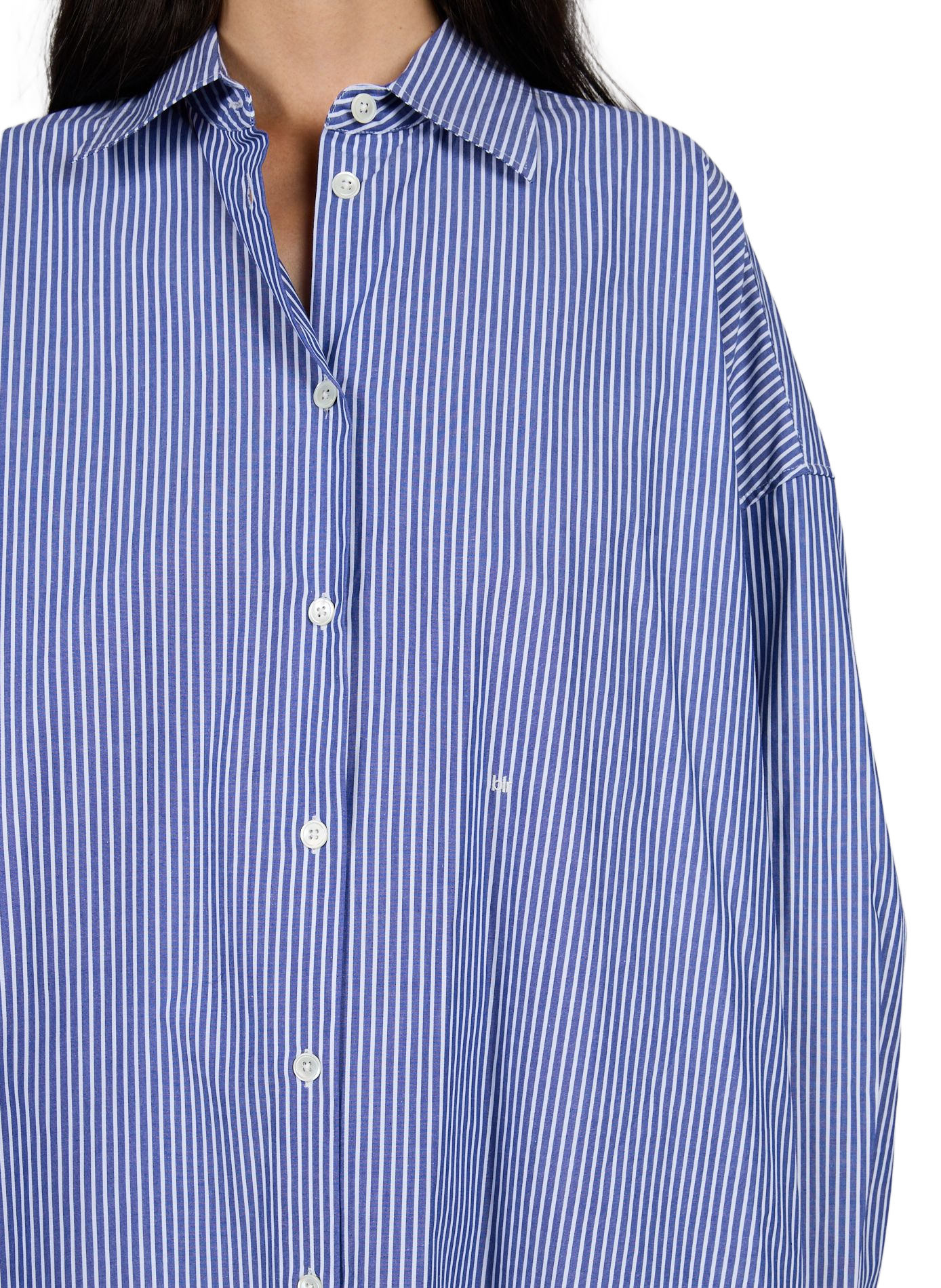 Lockere Bluse JEMMA S1149 aus Baumwolle BELLEROSE Mehrfarbig