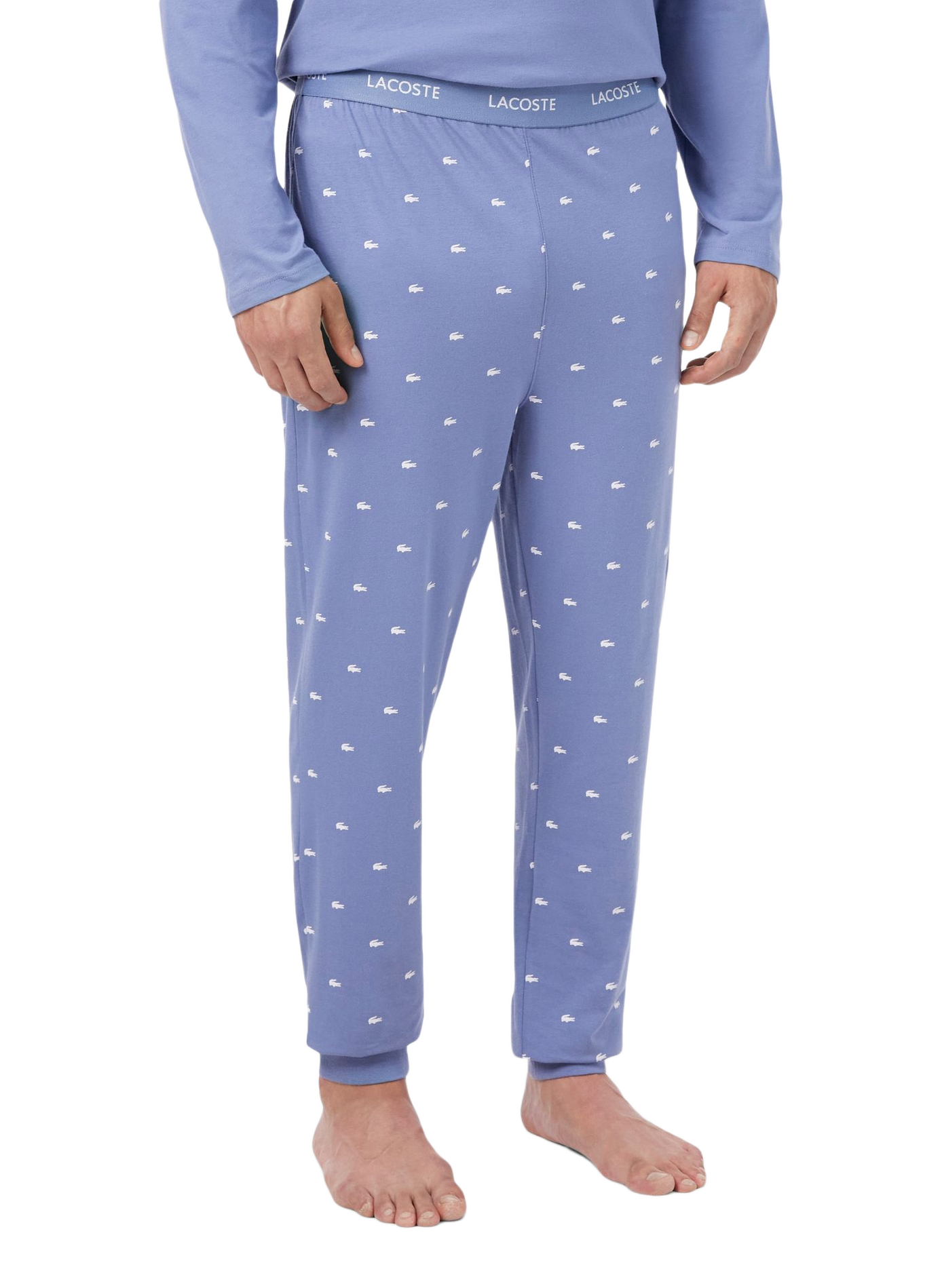 Ensemble de pyjama en coton mélangé LACOSTE Bleu