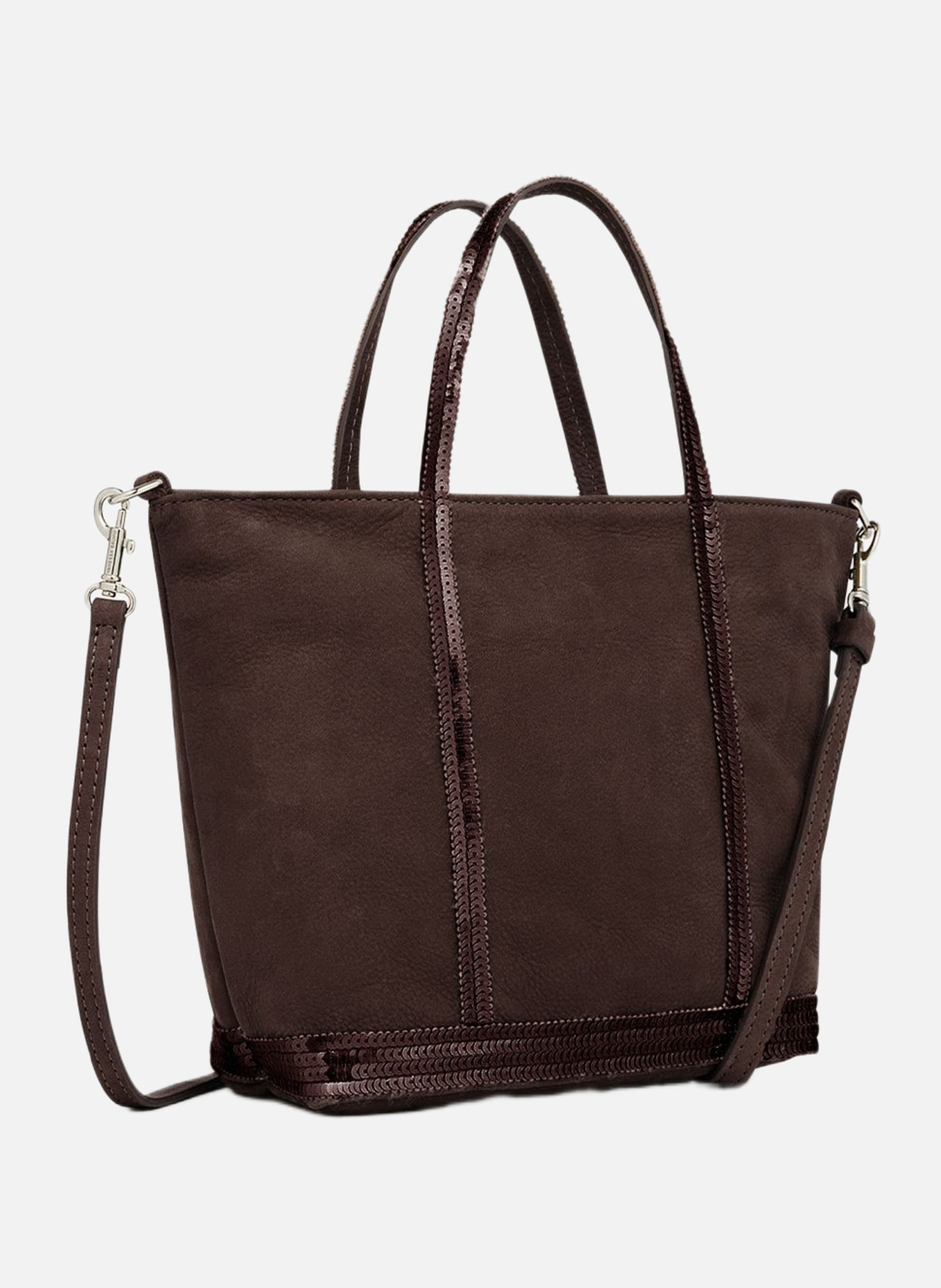 Cabas s en cuir VANESSA BRUNO Marron