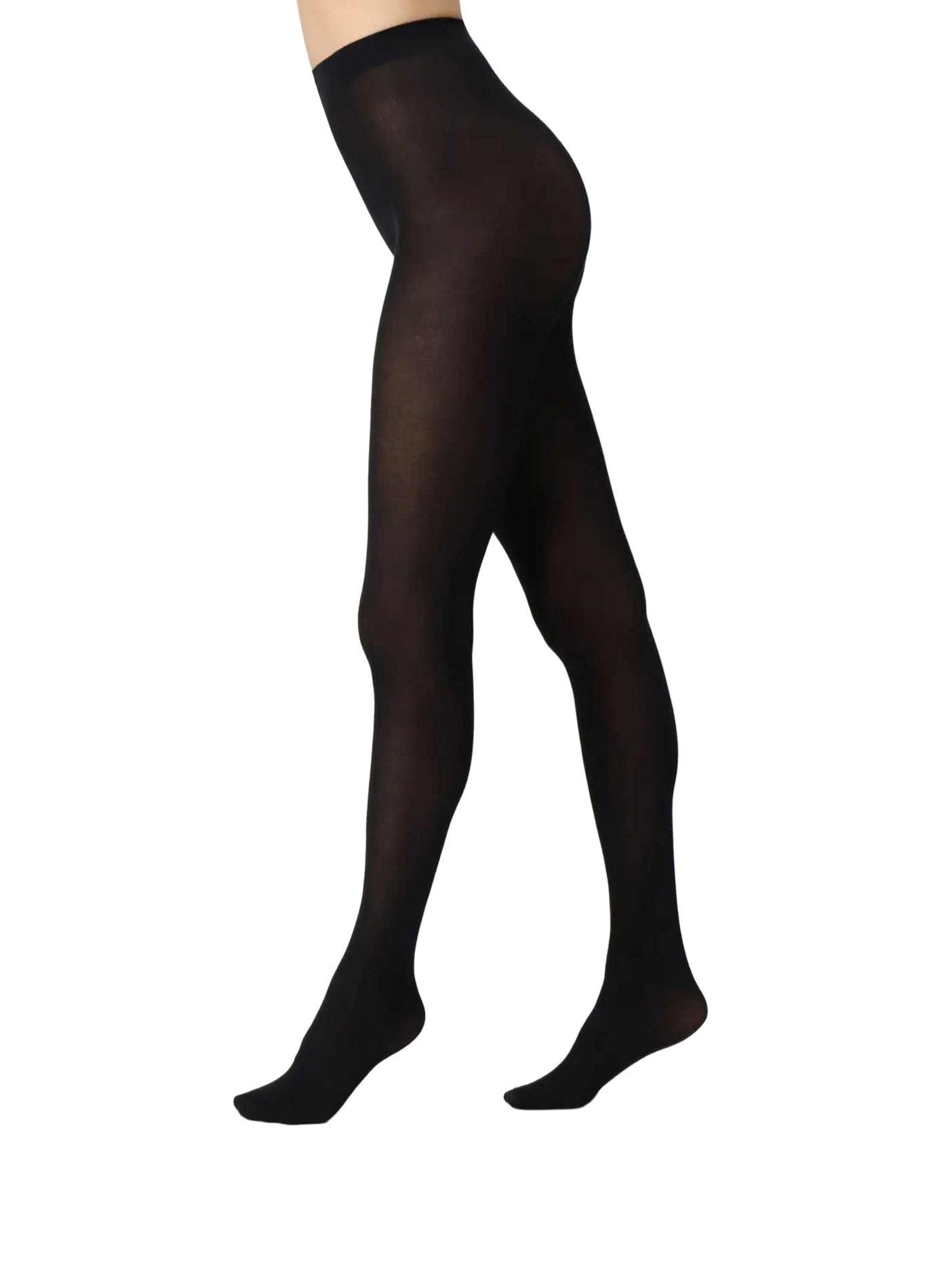 Collant opaco in modal e cashmere LE BOURGET Nero