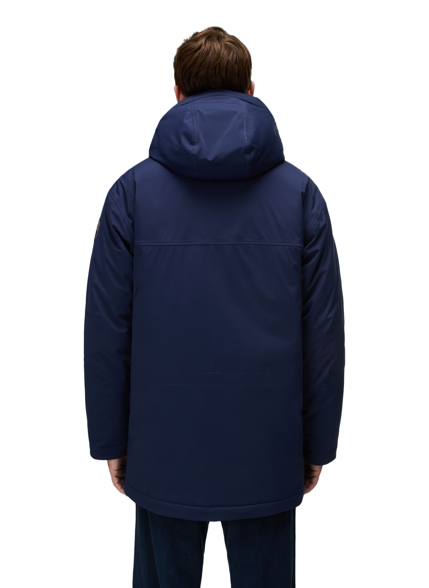 Weit geschnittener einfarbiger Parka mit Kapuze NAPAPIJRI Blau