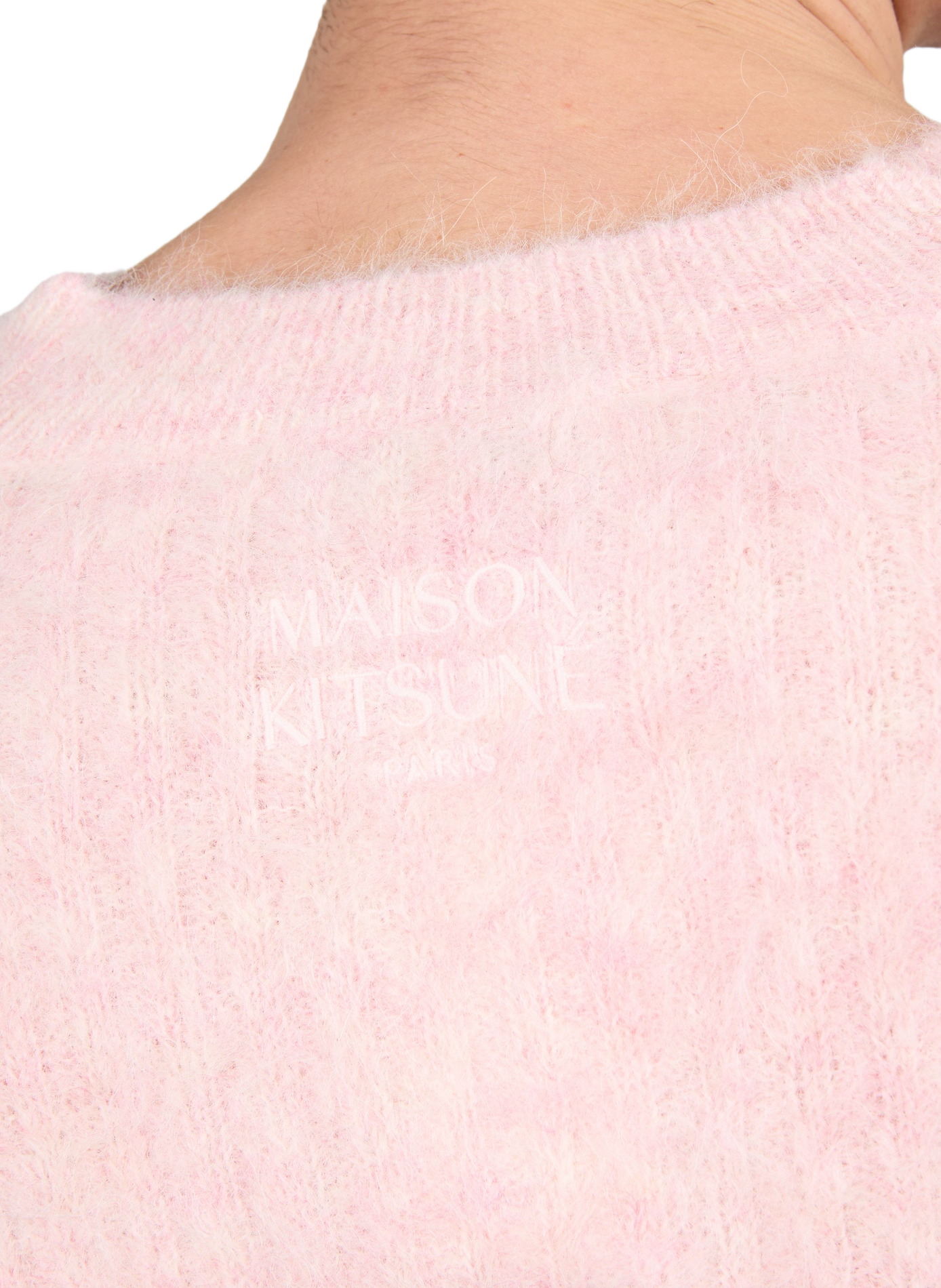 Oversized wool-blend jumper MAISON KITSUNÉ Pink