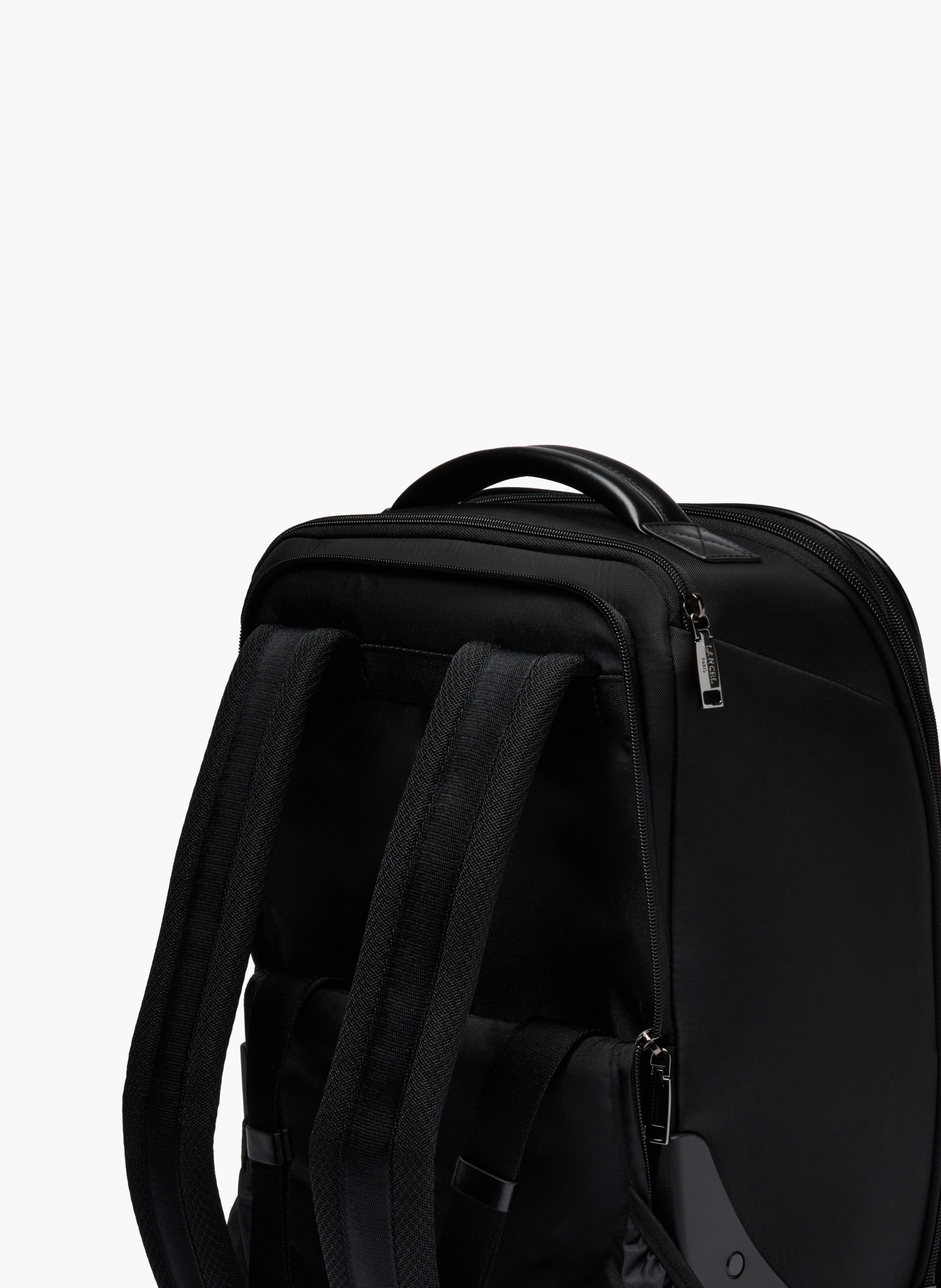 Sac à dos roulant mistral de lancel en nylon LANCEL Noir