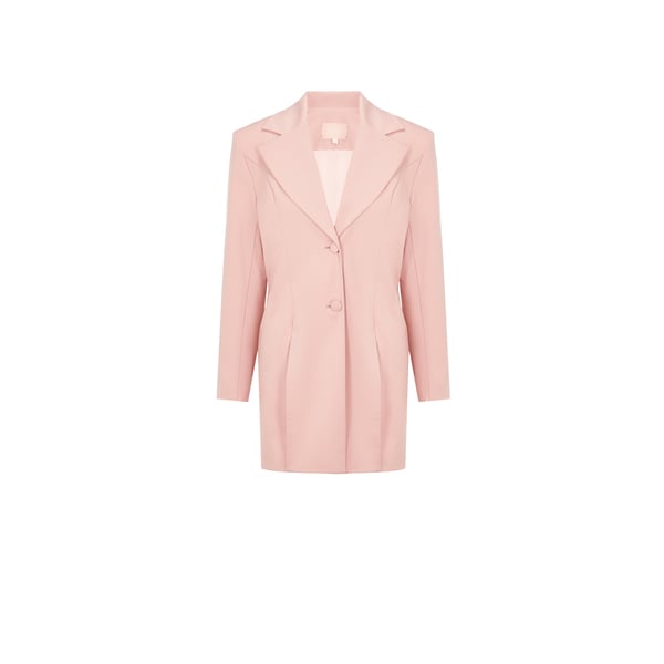 Blazer à détails plissés