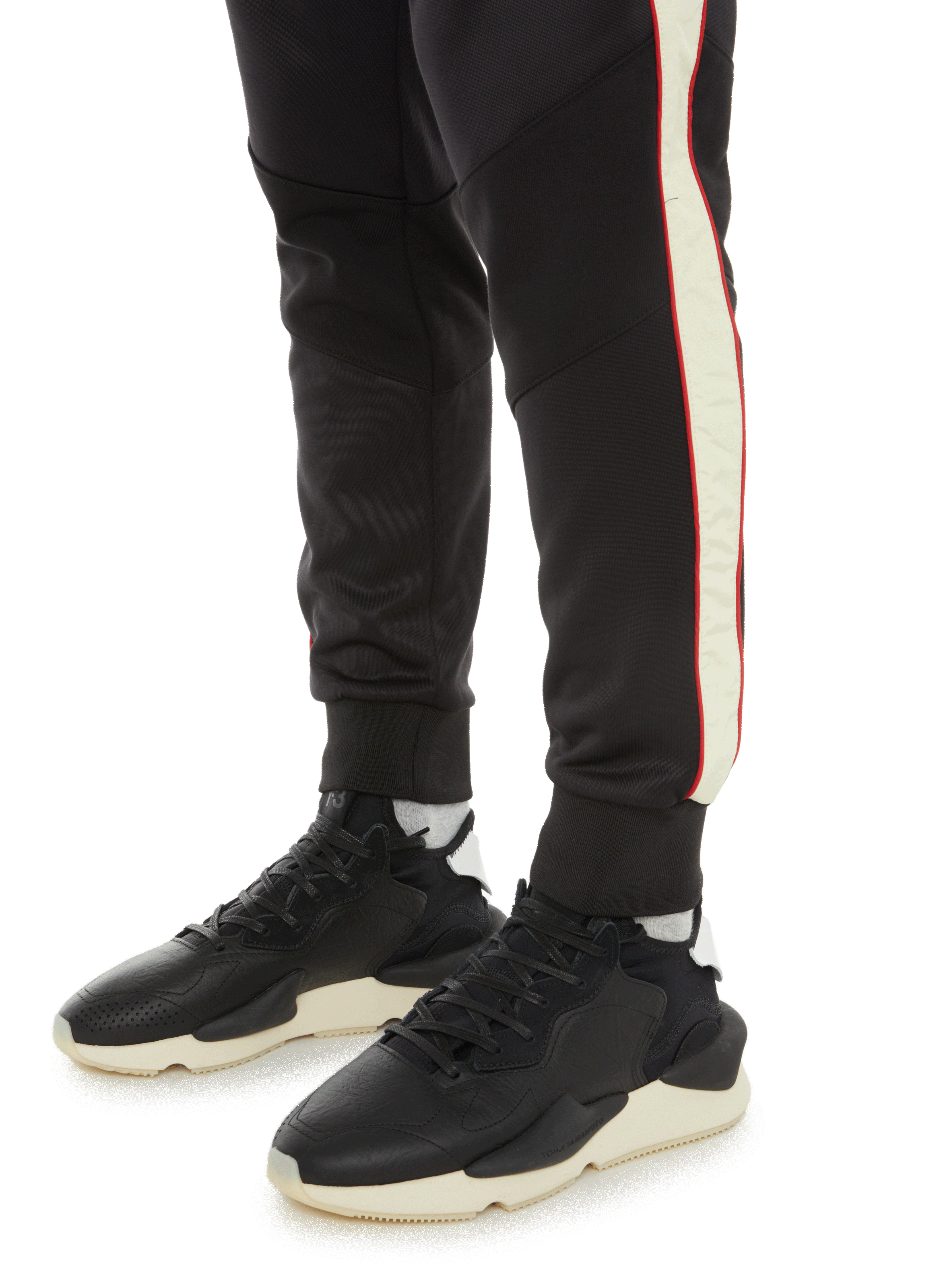 Colorblock-Jogginghose aus Materialmix DIESEL Grau