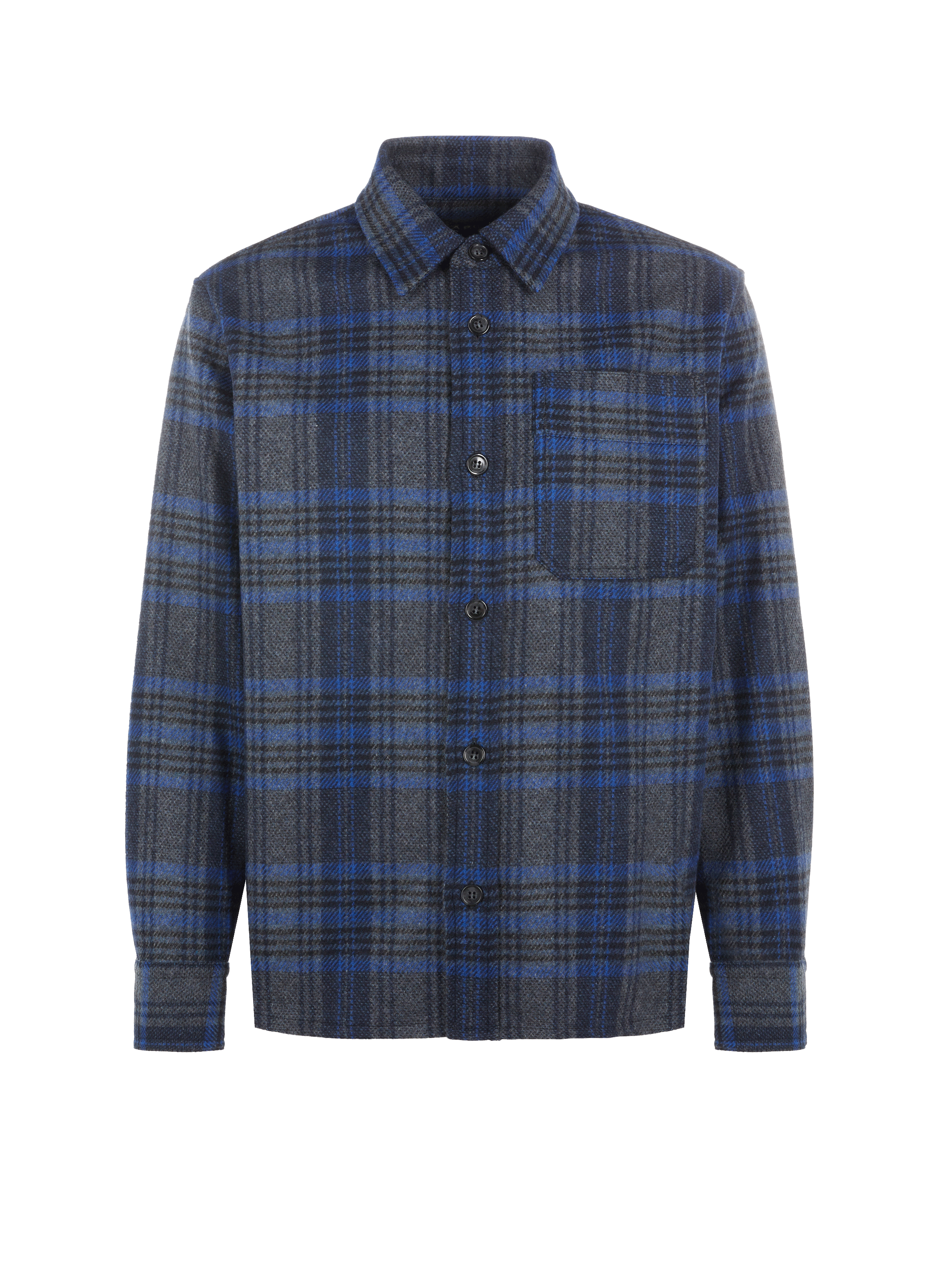 Surchemise à carreaux Basile en laine
