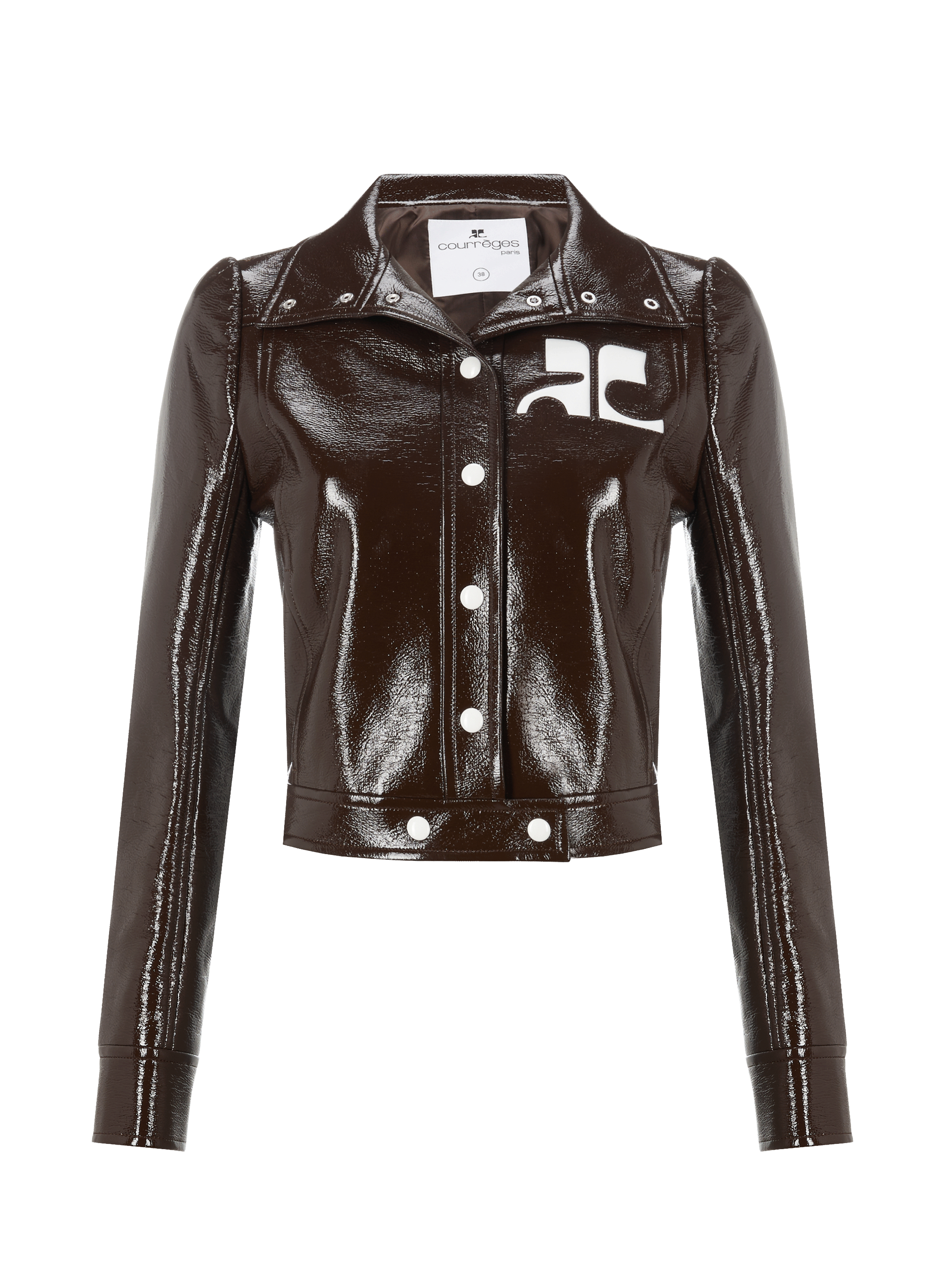 COURRÈGES Reedition vinyl jacket Brown