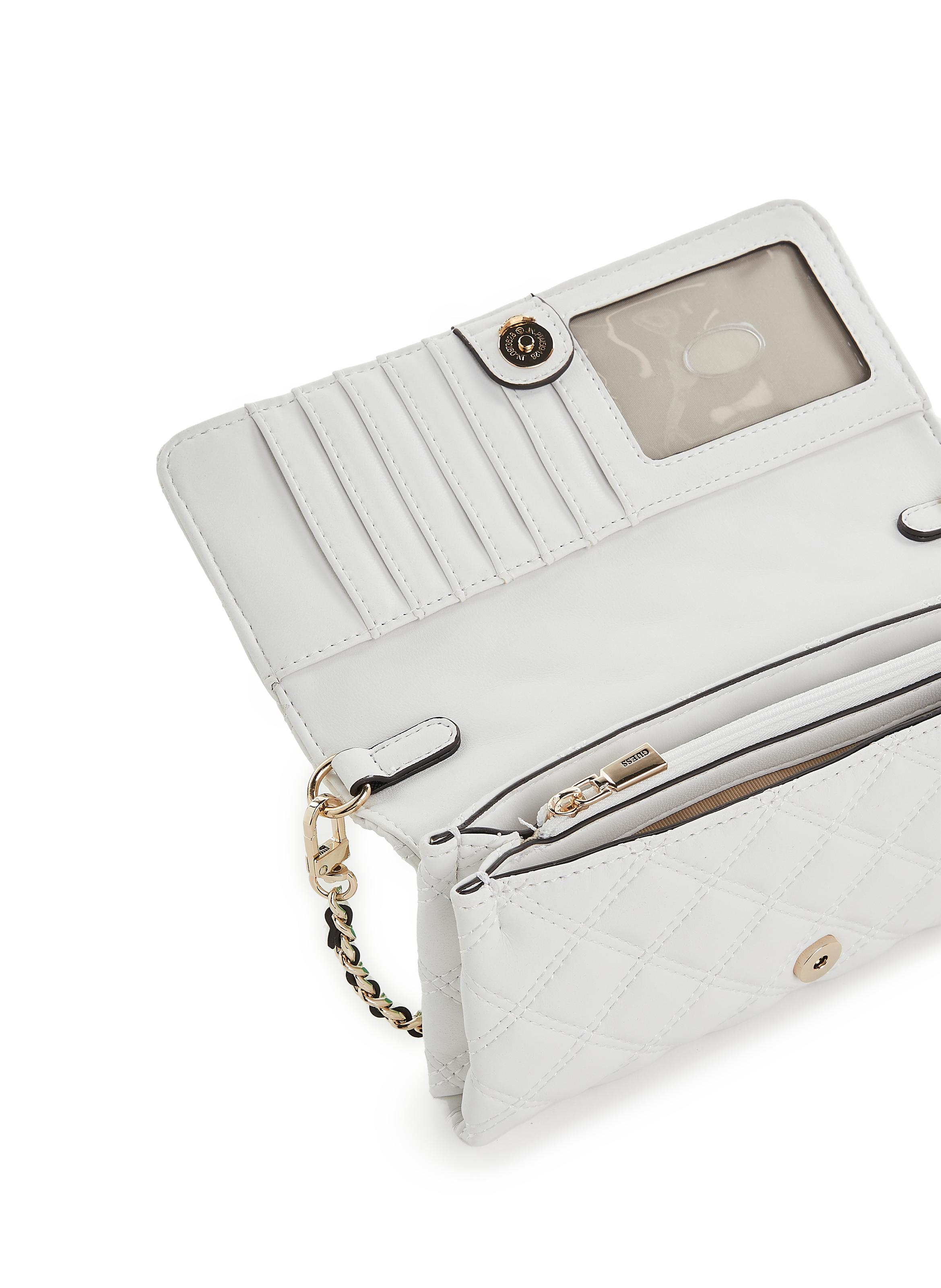 Poche bandoulière matelassée GUESS Blanc