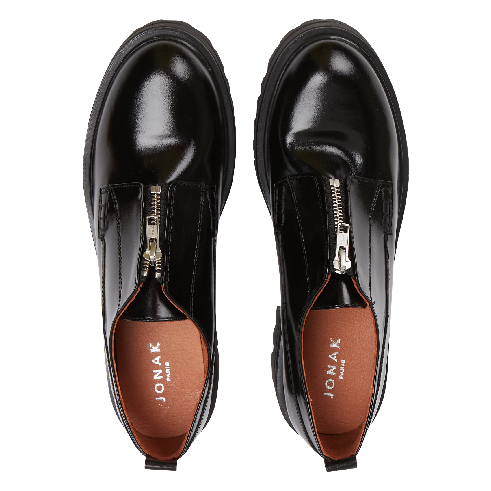 Derbies en cuir antalya JONAK Noir