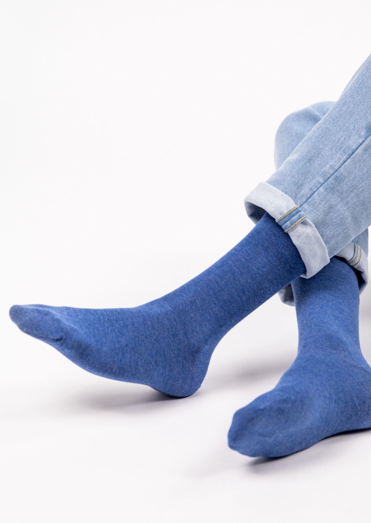 Chaussettes en bambou BILLYBELT Bleu