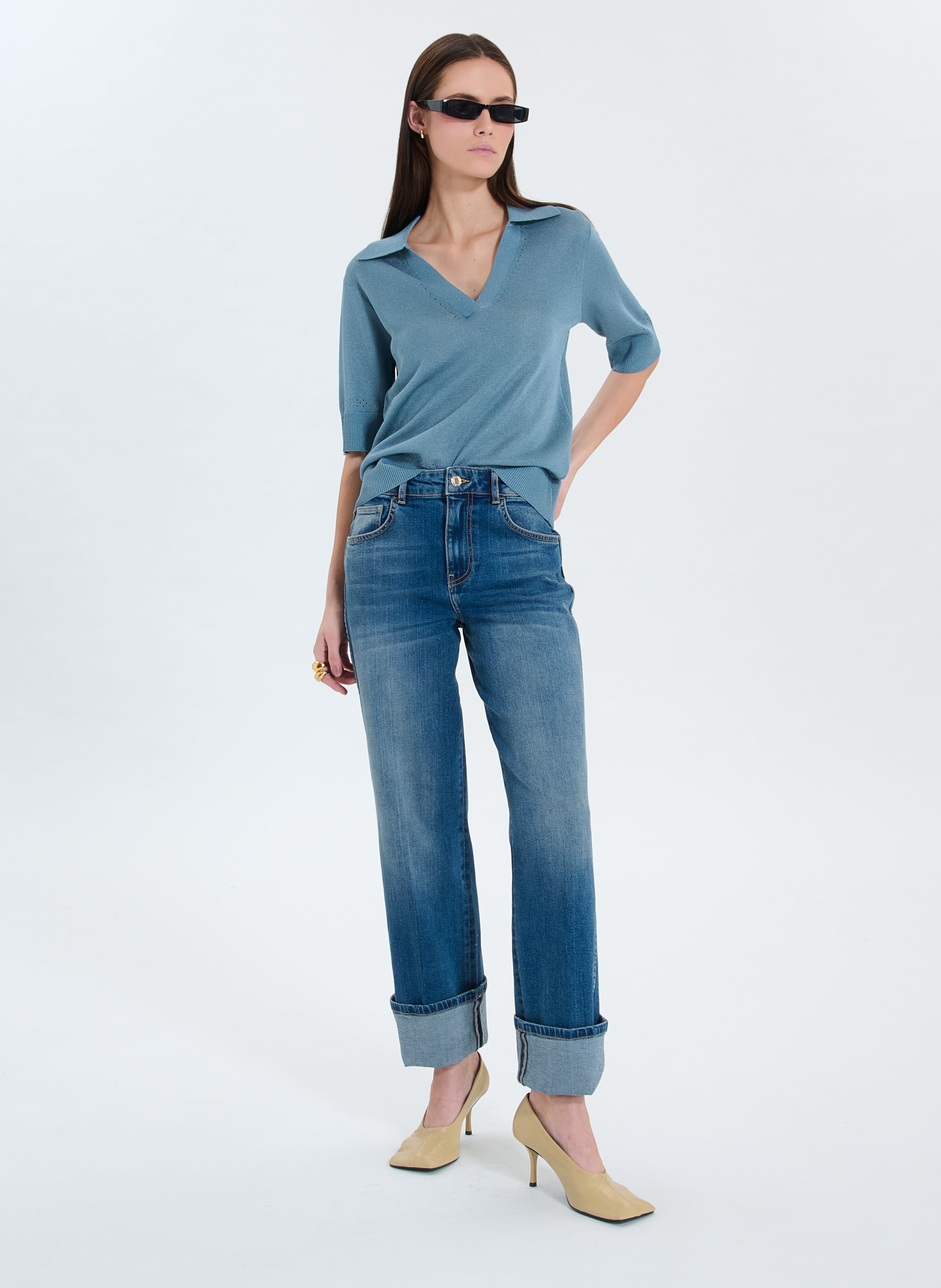 Pull  namba ZAPA Bleu