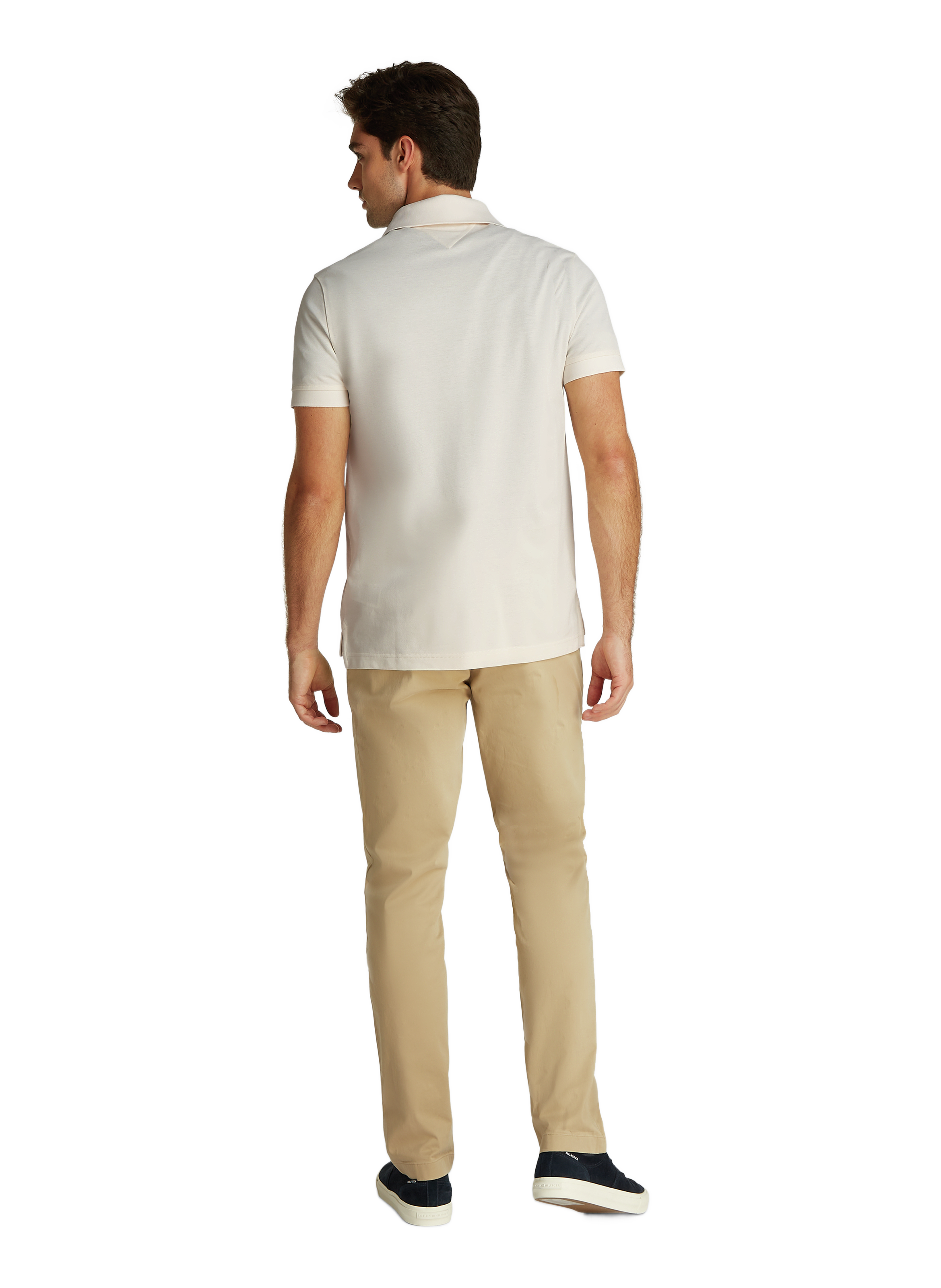 Polo en coton TOMMY HILFIGER Beige