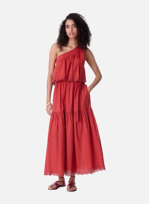 Robe longue cora Rouge by VANESSA BRUNO VANESSA BRUNO Robe longue cora Rouge