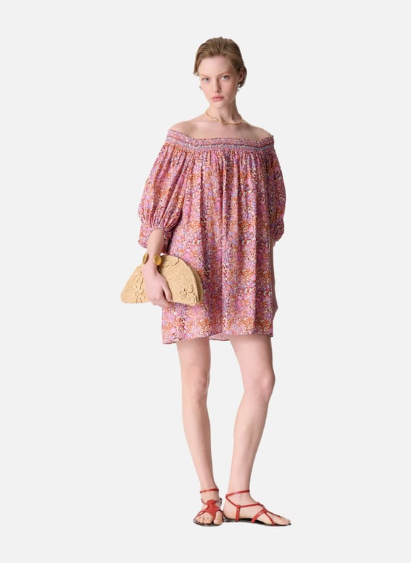 Robe courte caldera Rose by VANESSA BRUNO VANESSA BRUNO Robe courte caldera Rose