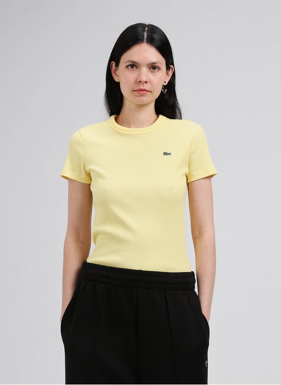 T-shirt en coton Jaune by LACOSTE LACOSTE T-shirt en coton Jaune