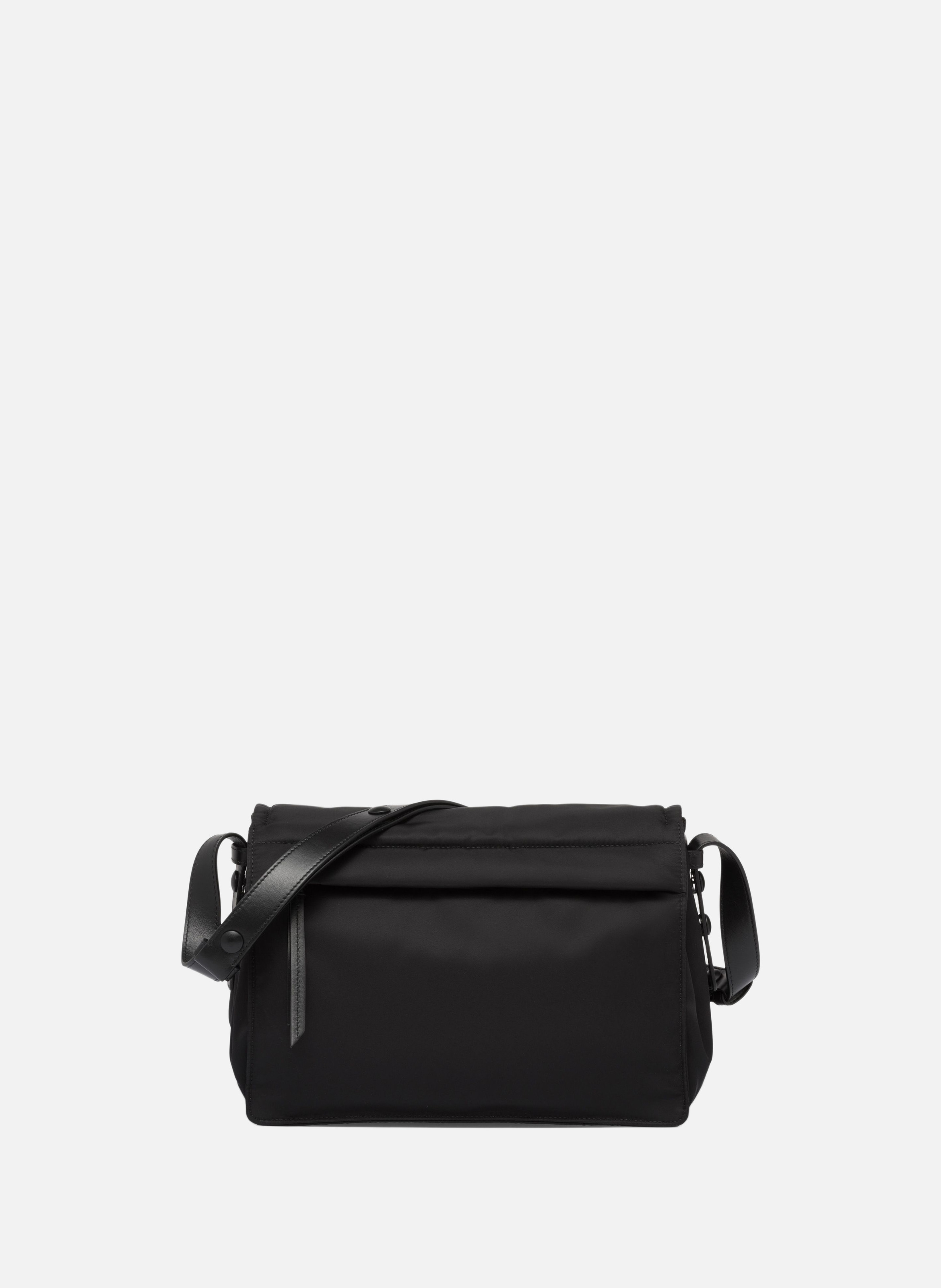 Sac porté épaule prada traveller en re-nylon matel PRADA Noir
