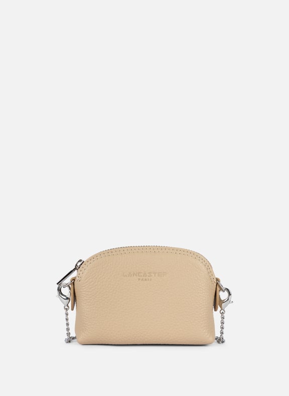 Petit porte-monnaie - foulonné pm Beige by LANCASTER LANCASTER Petit porte-monnaie - foulonné pm Beige