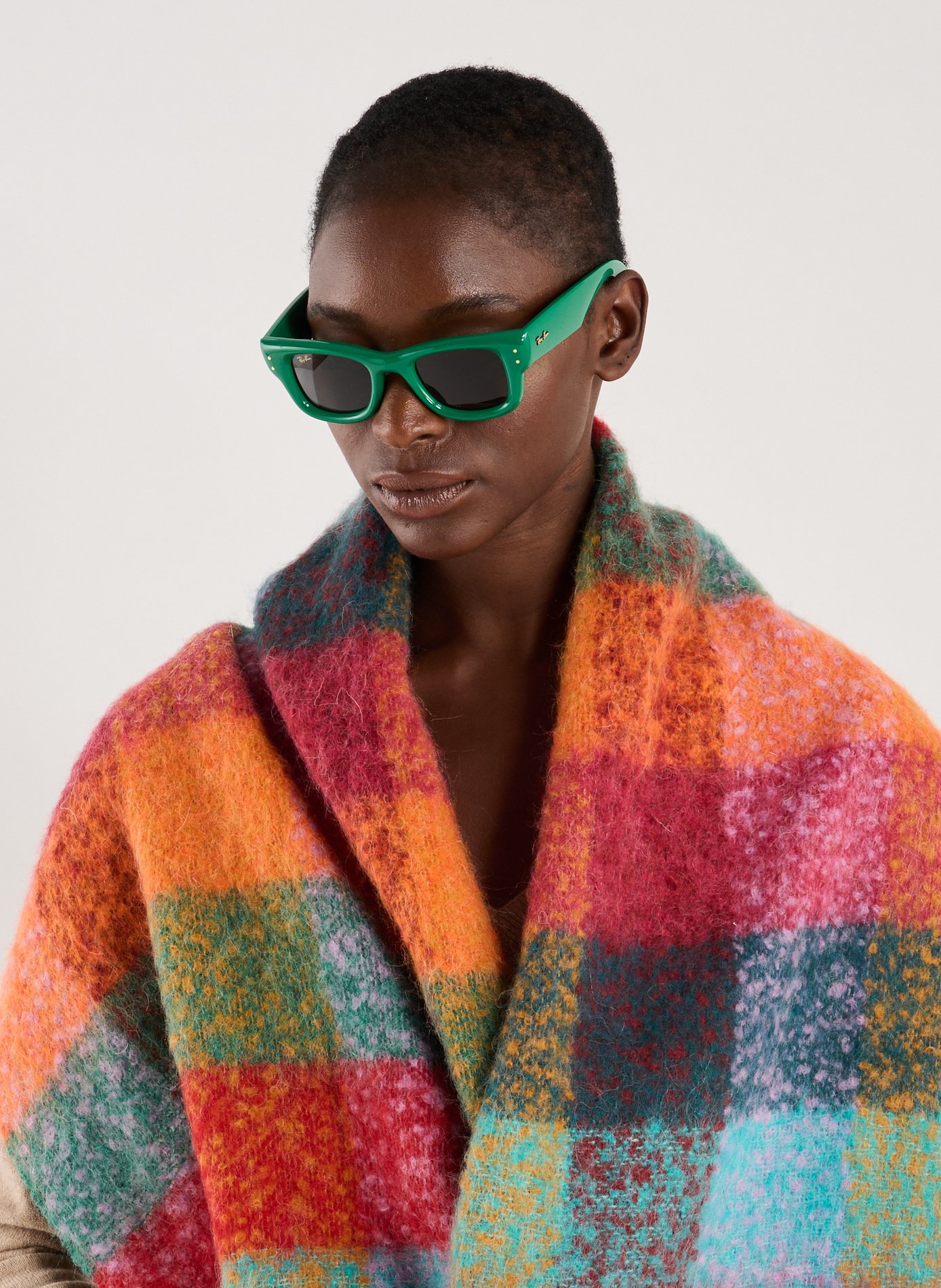 Muesli Checkered Scarf AU PRINTEMPS PARIS Multicolour