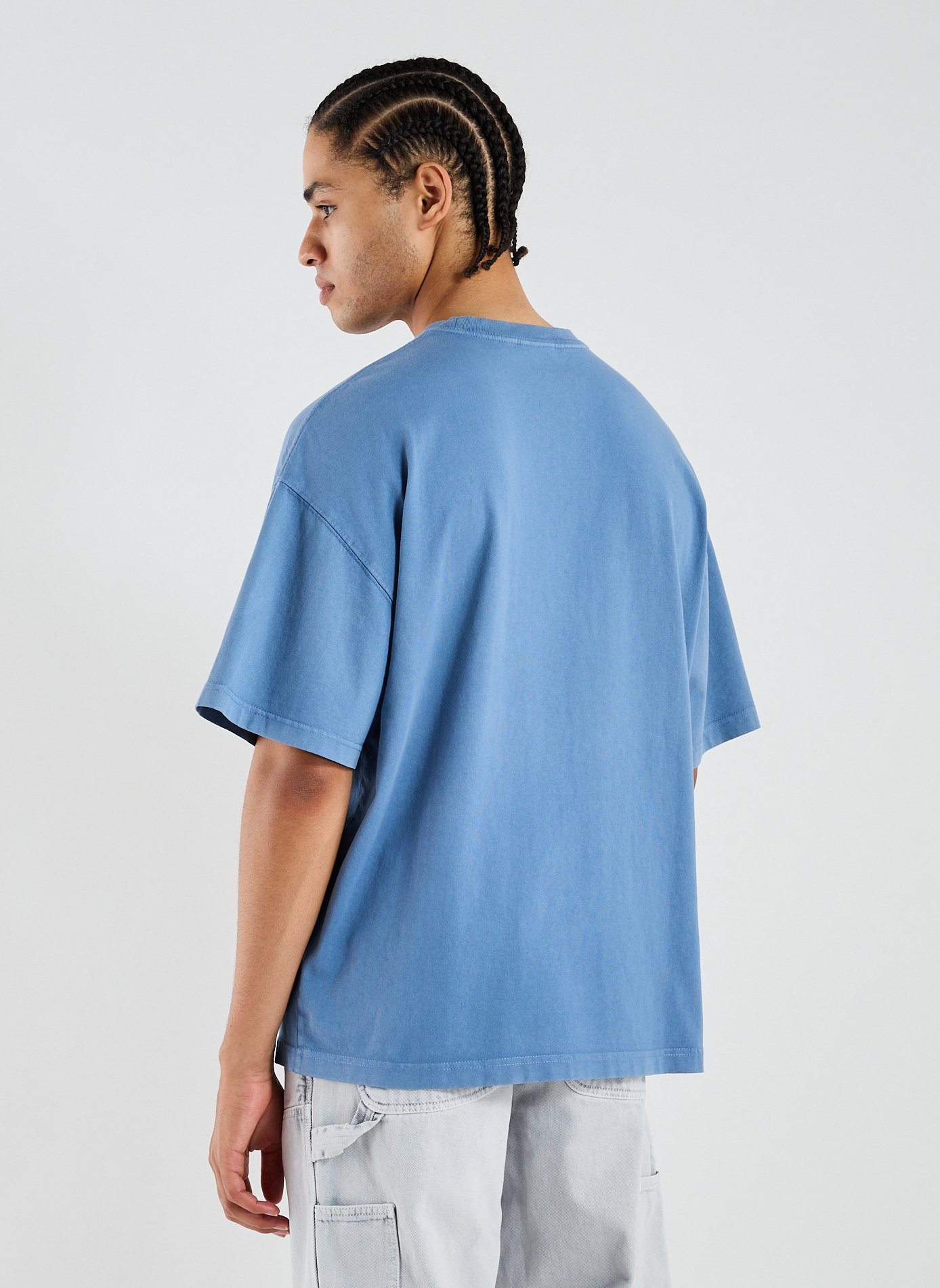 Loose cotton T-shirt CARHARTT WIP Blue