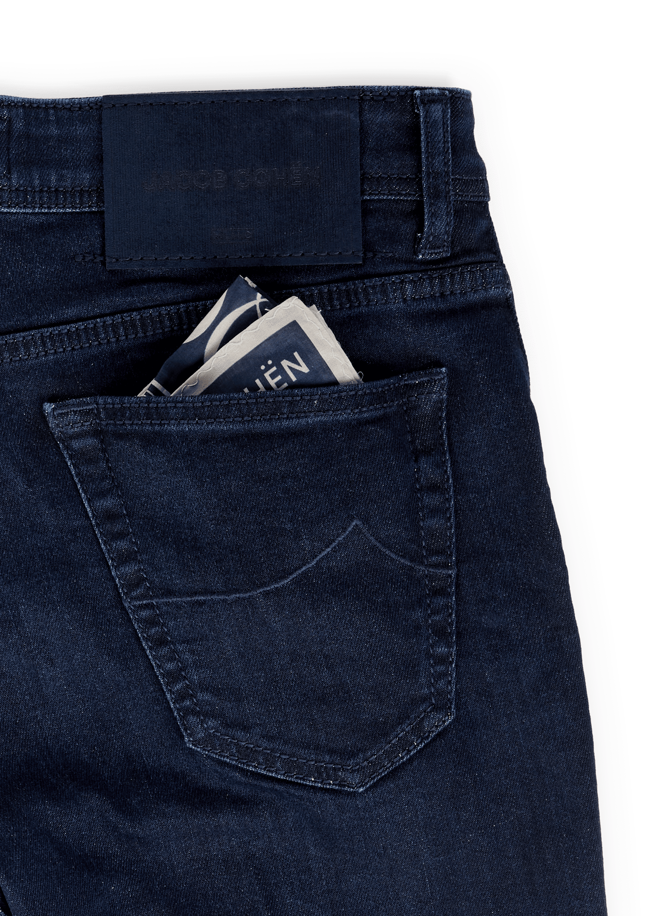 Cotton-blend slim-fit jeans JACOB COHEN Blue