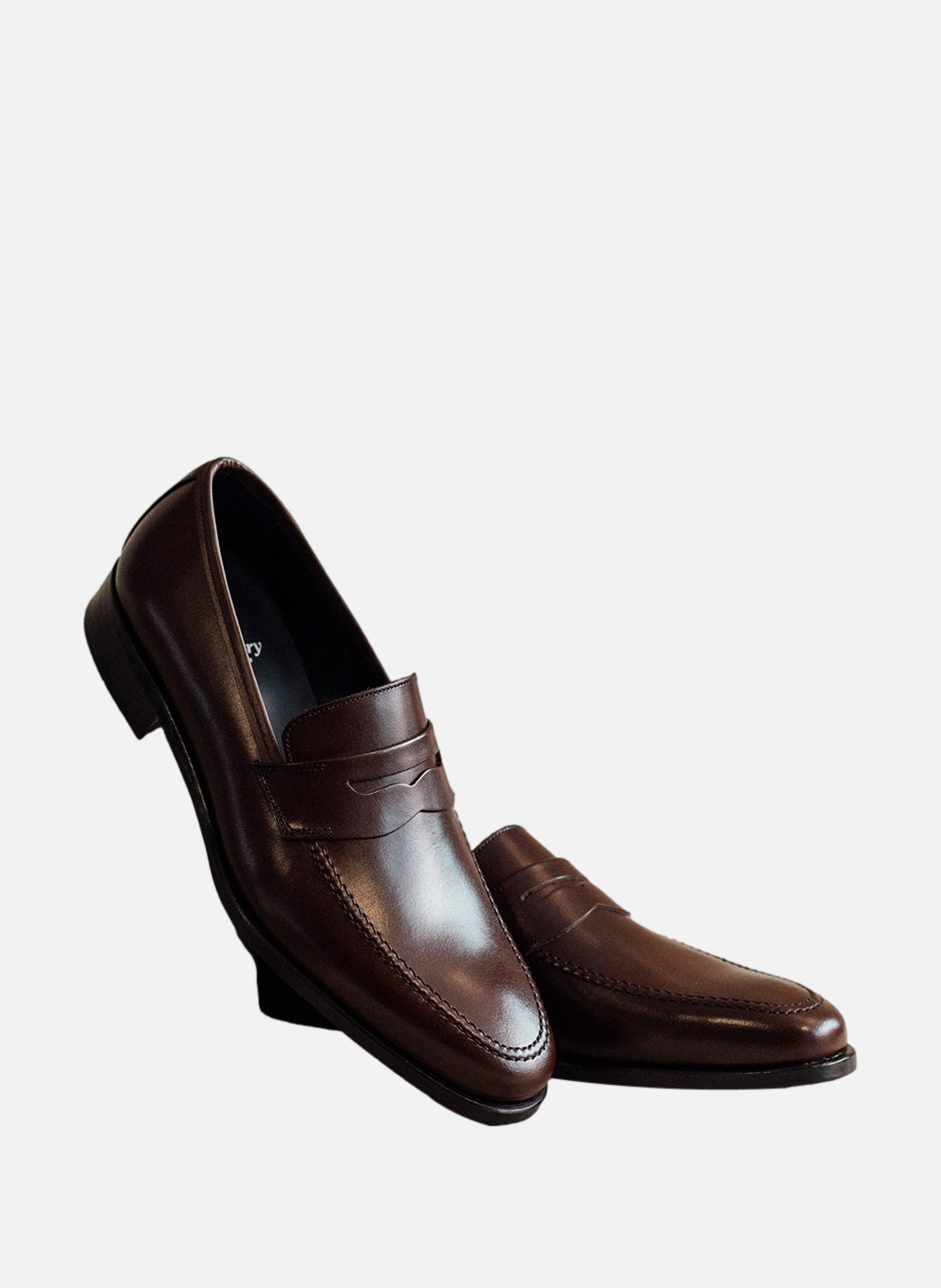 Mocassin cuir luton Marron