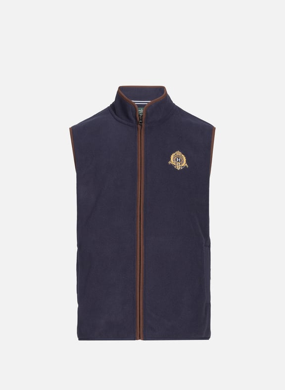 Fleece gilet Blue by HACKETT HACKETT Fleece gilet Blue
