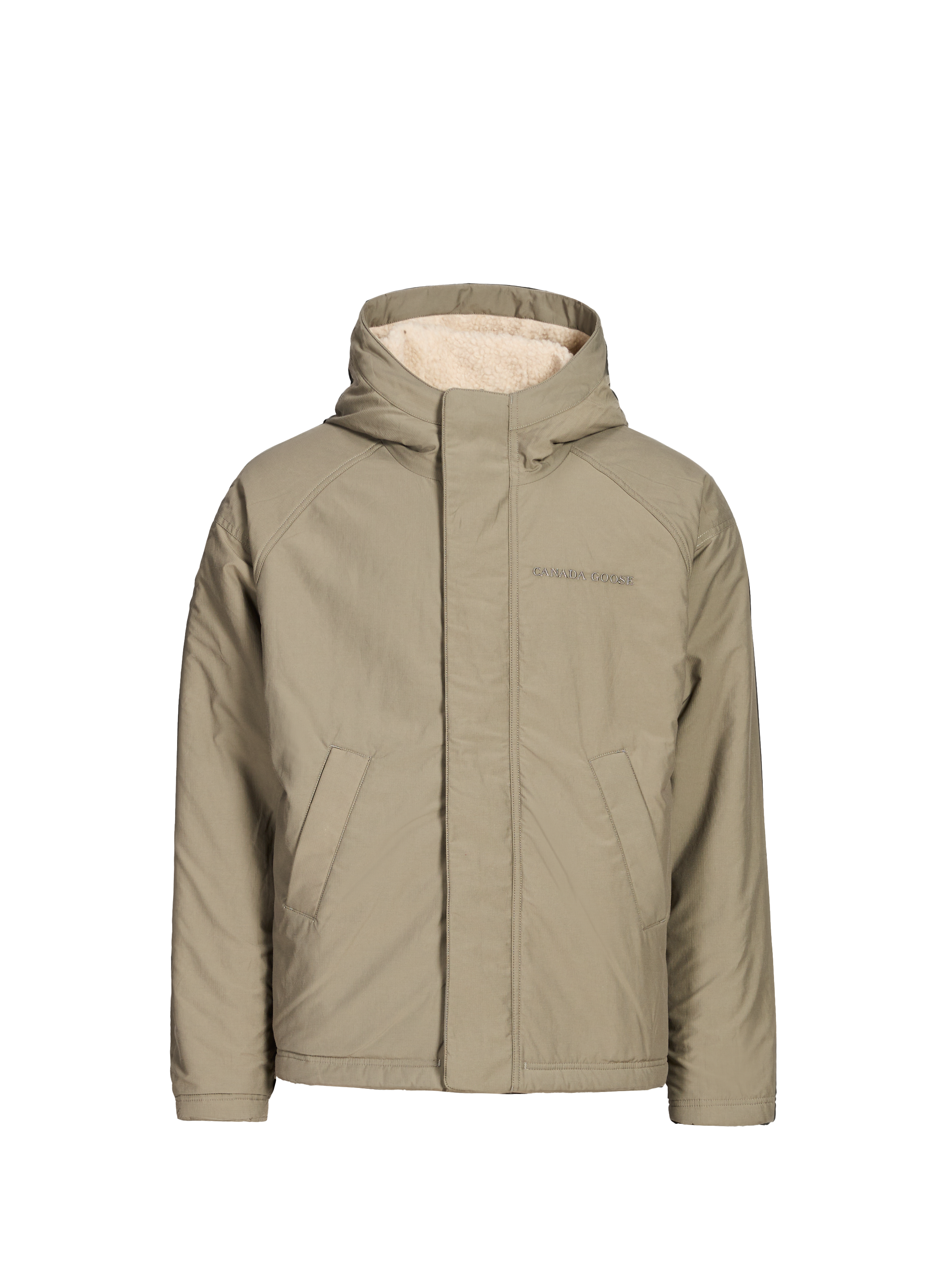 Veste réversible à capuche en laine mélangée CANADA GOOSE Beige