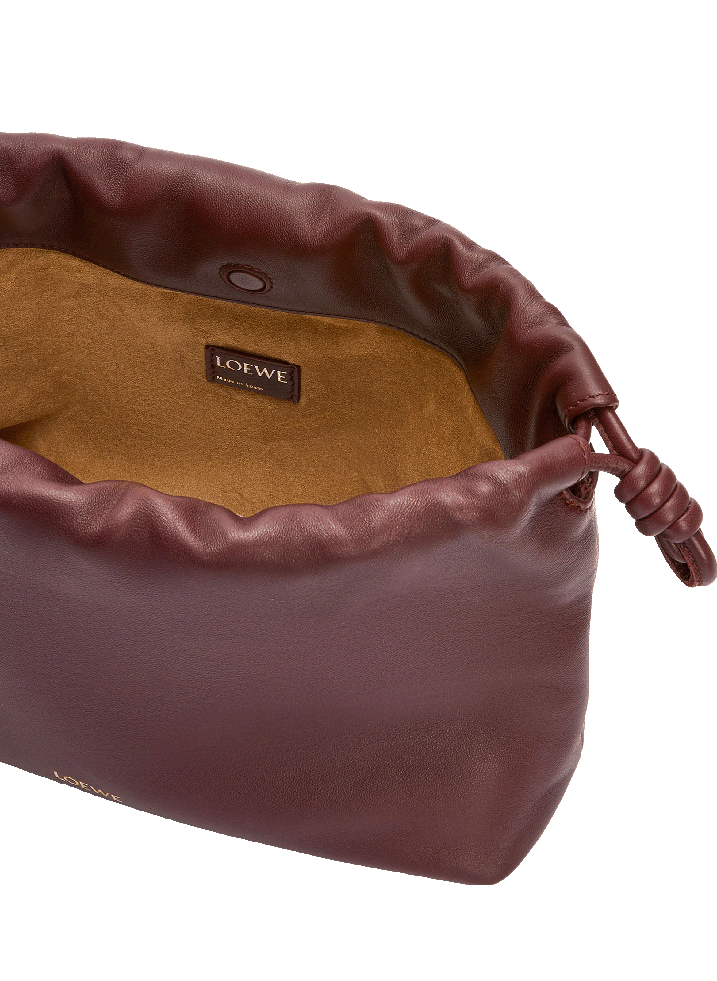 Flamenco Medium Leather Purse LOEWE Red