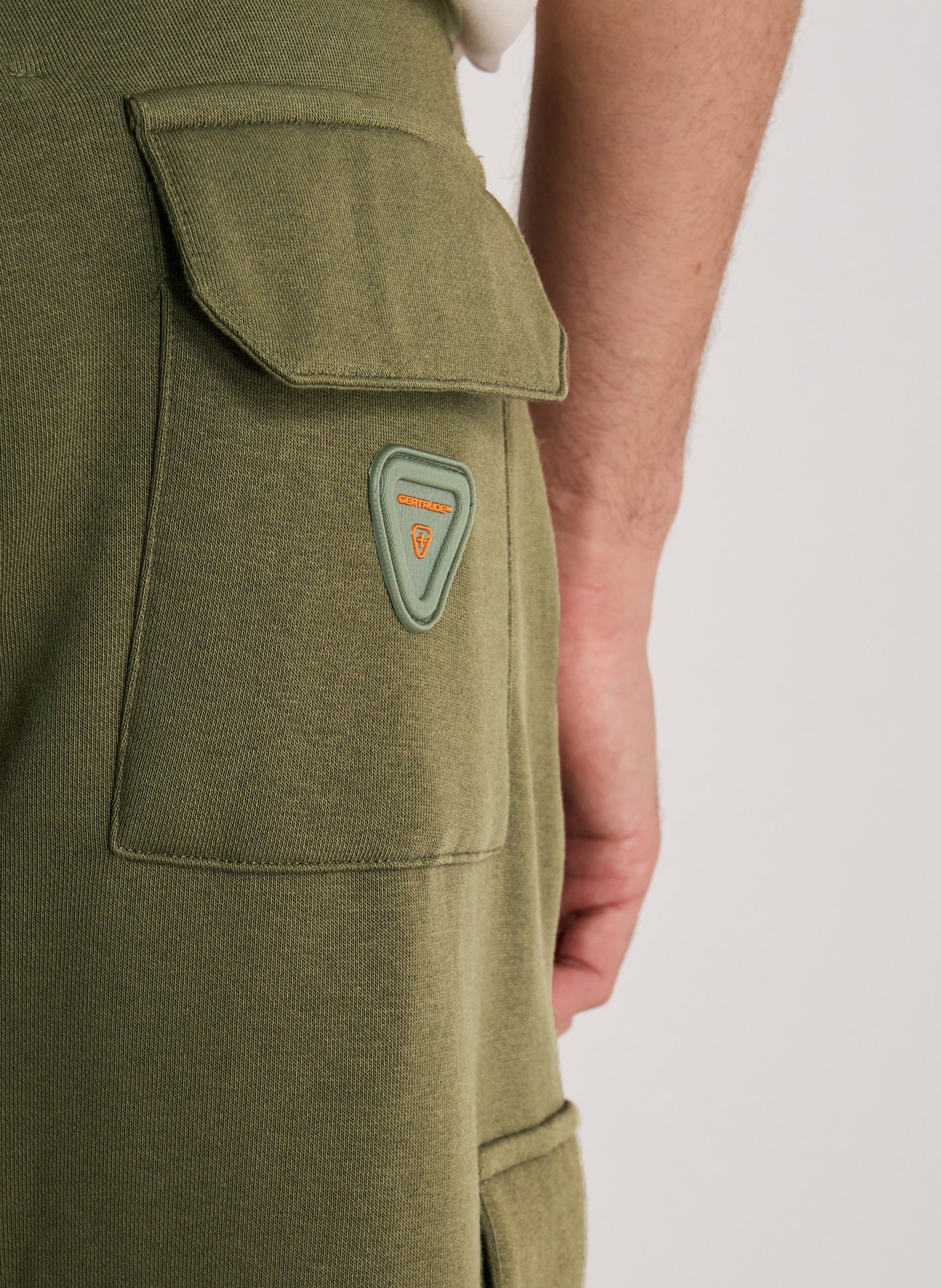 Cotton-blend joggers GERTRUDE ET GASTON Khaki