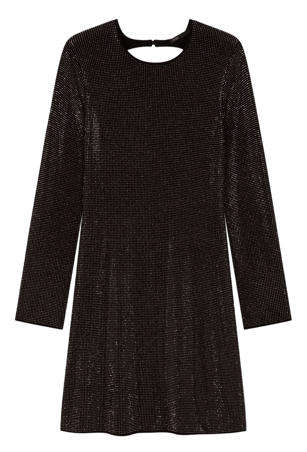 Robe courte pailletée MAJE Noir