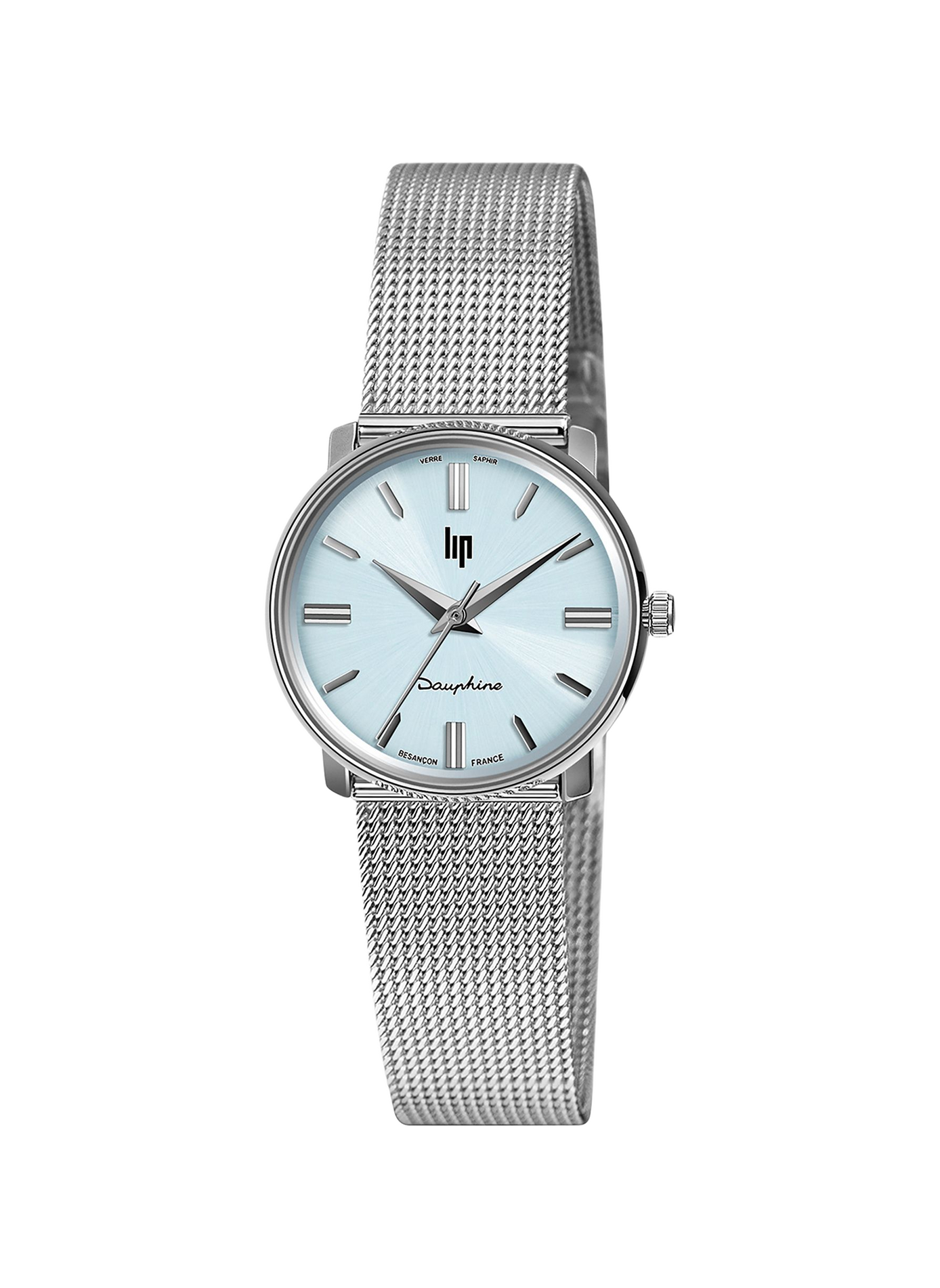 Montre quartz Dauphine en acier inoxydable LIP Blue