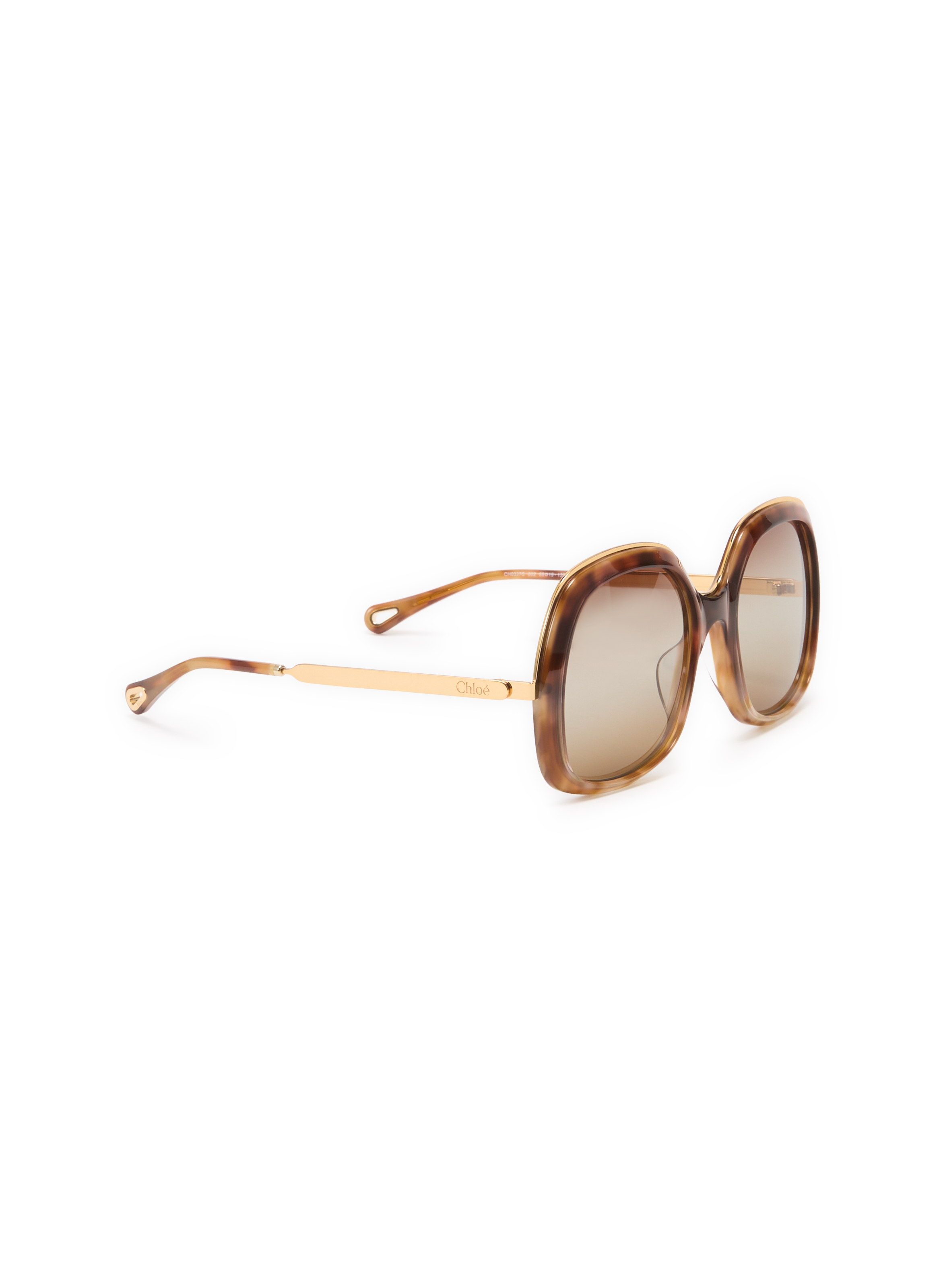 Lunettes arrondies tie and dye CHLOÉ Marron
