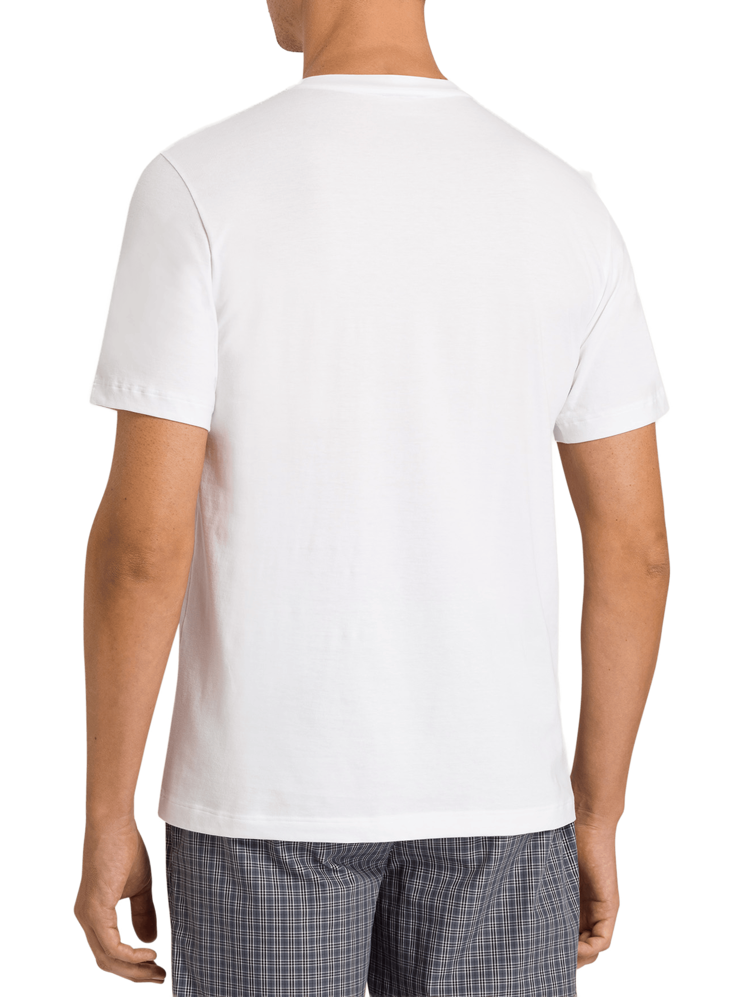 Cotton V-neck T-shirt HANRO White