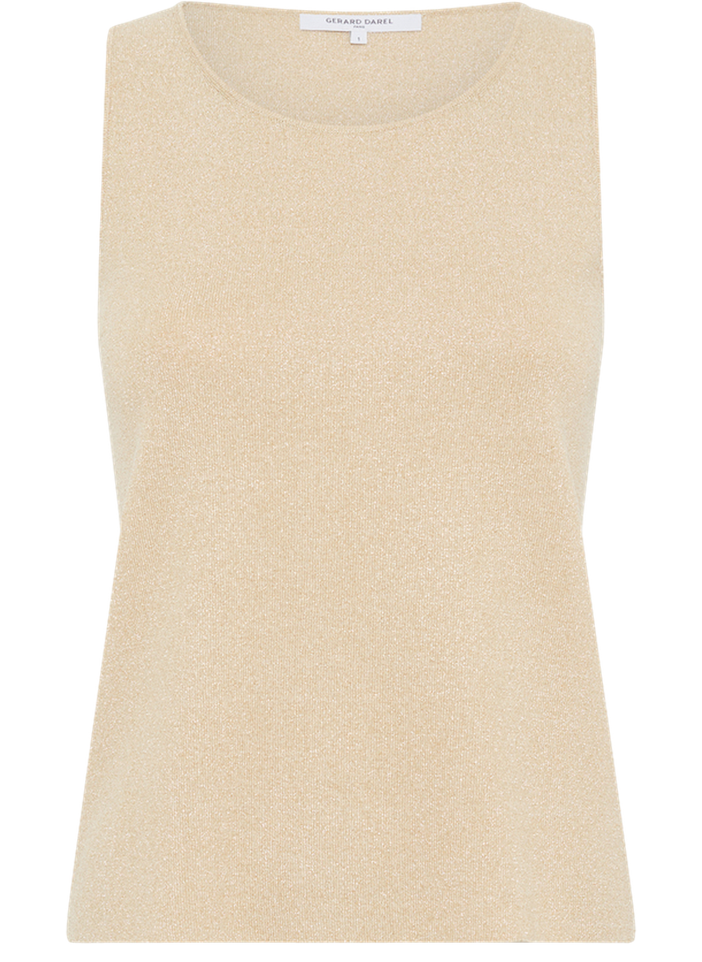 Top en microfibre doré - luana GERARD DAREL Jaune