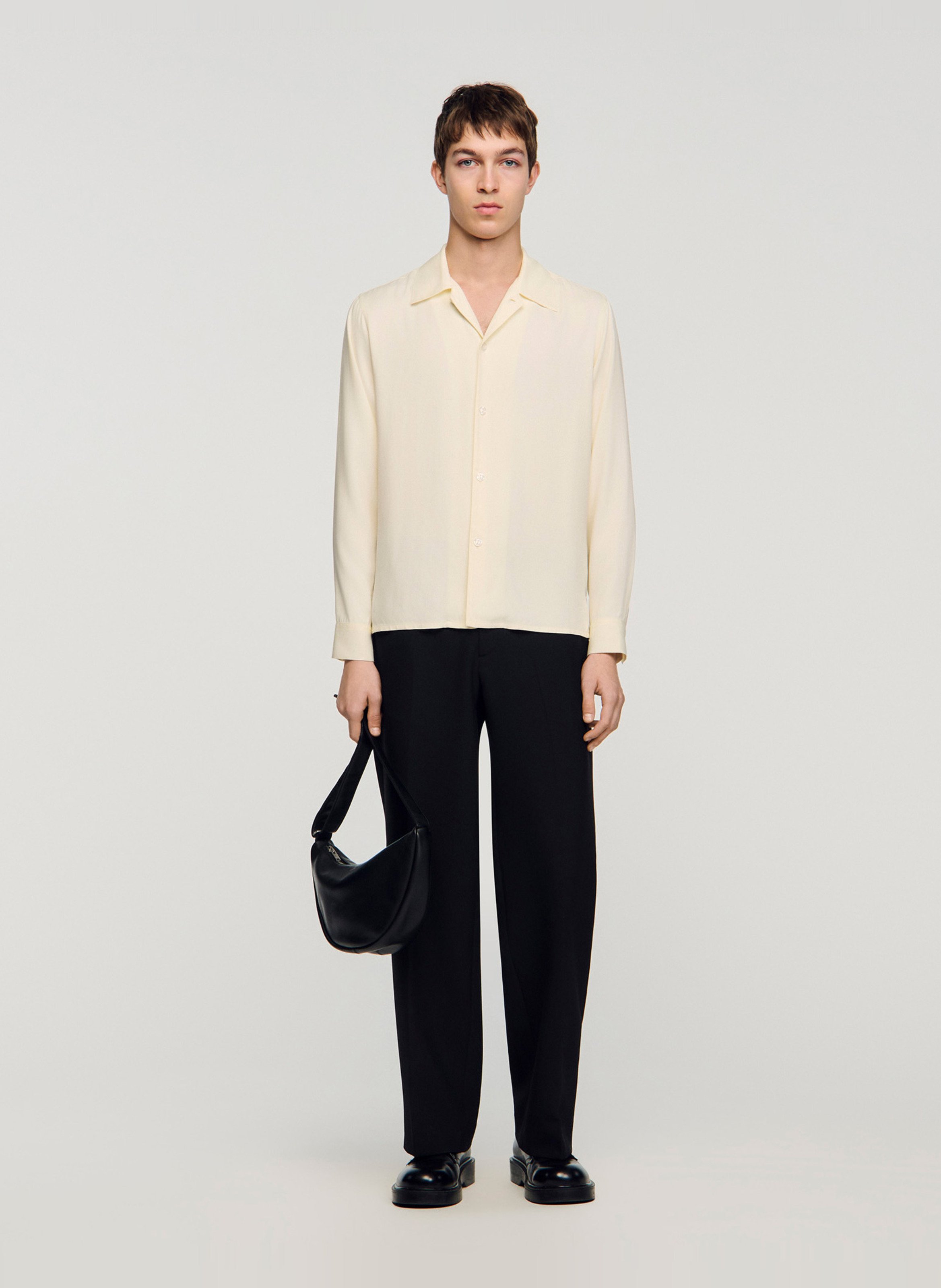 Chemise fluide regular-fit Blanc