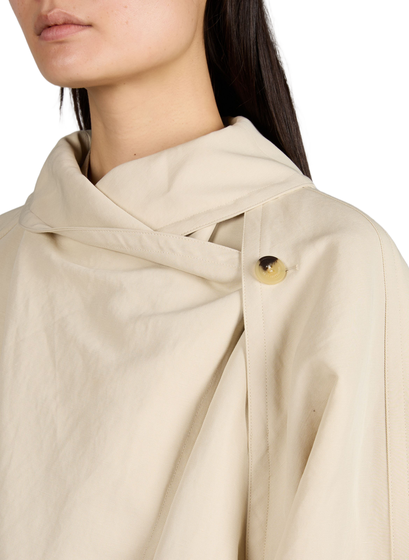 Linen and cotton coat LE 17 SEPTEMBRE Beige