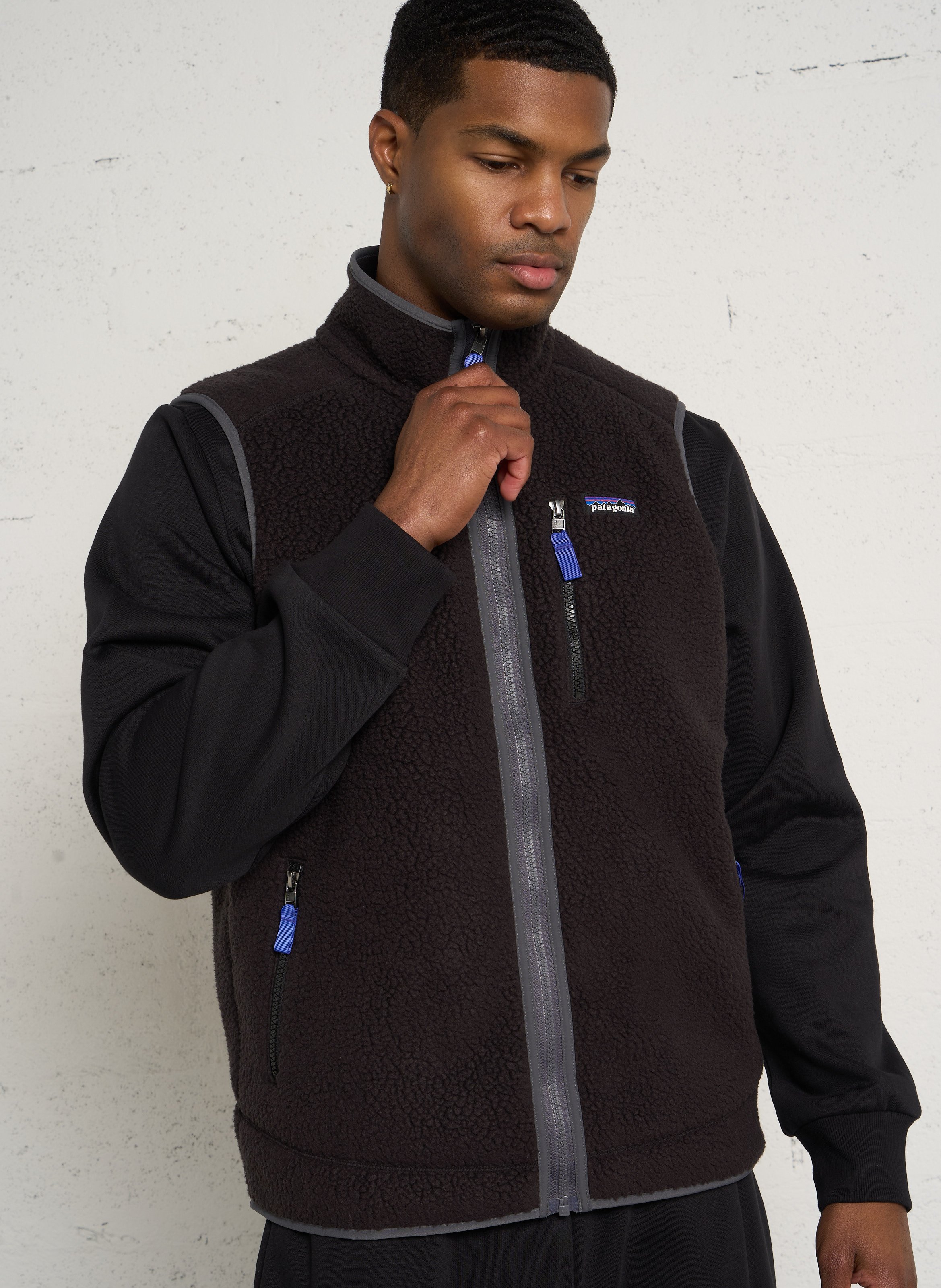 Polaire sans manches PATAGONIA Noir