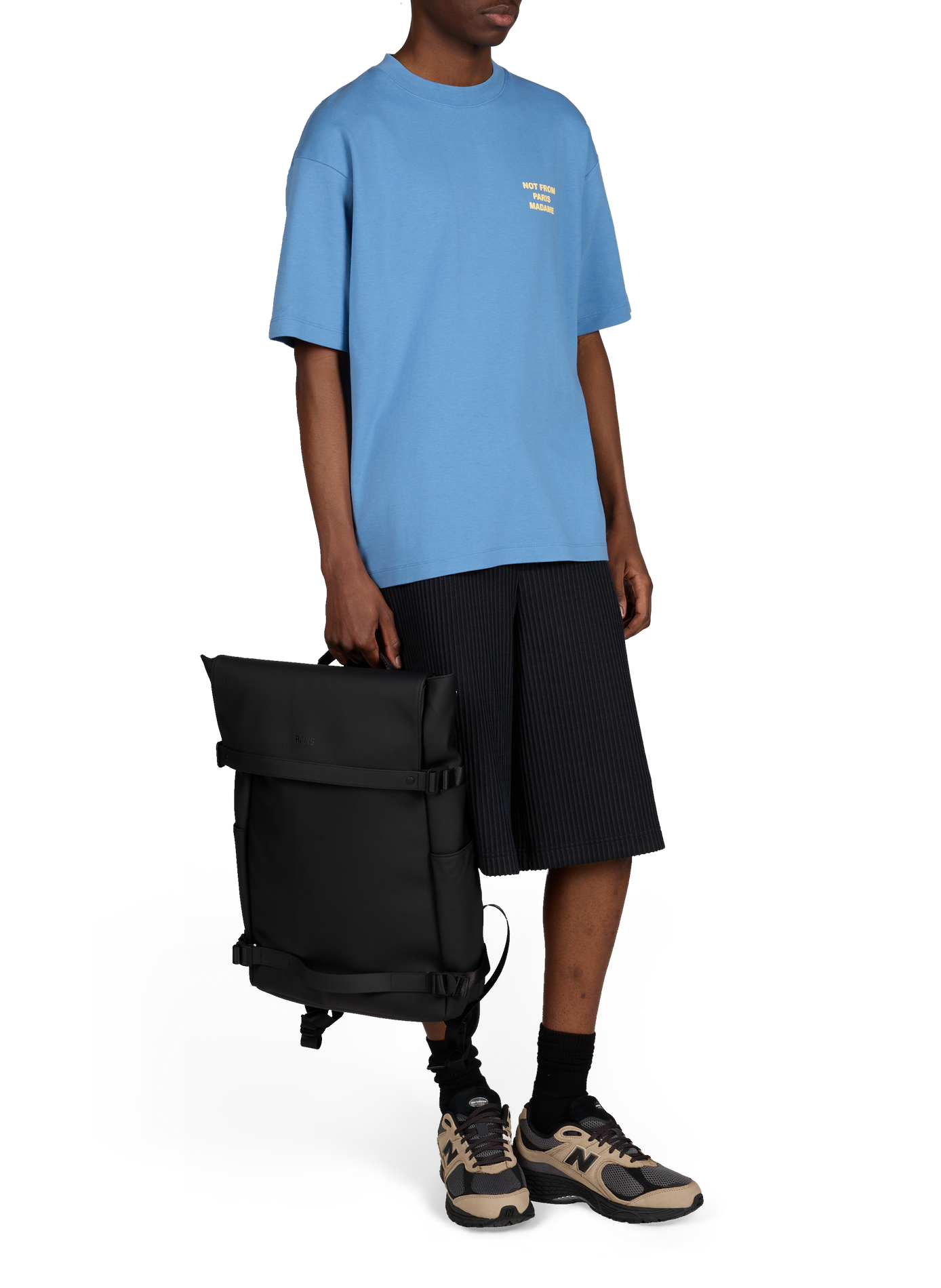 T-shirt en coton DROLE DE MONSIEUR Bleu