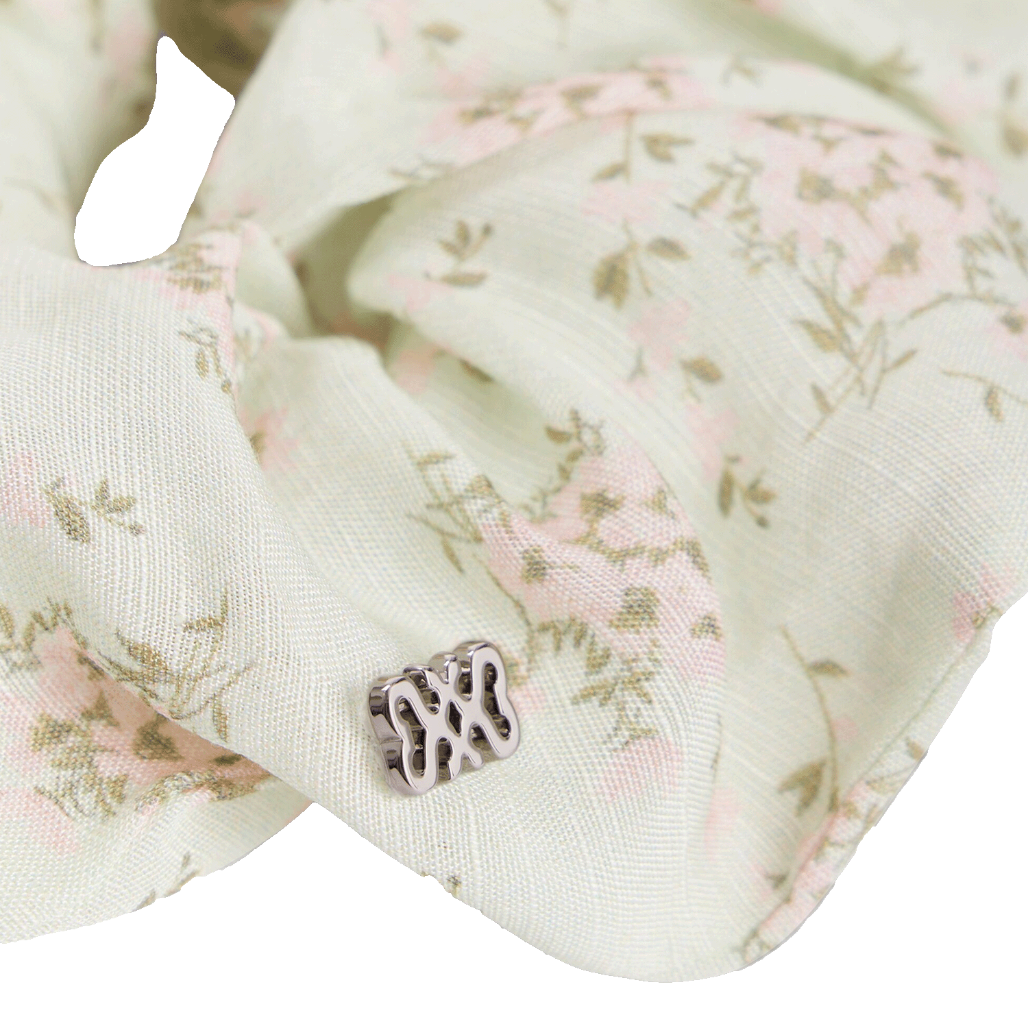 Chouchou en coton SANDRO Rose