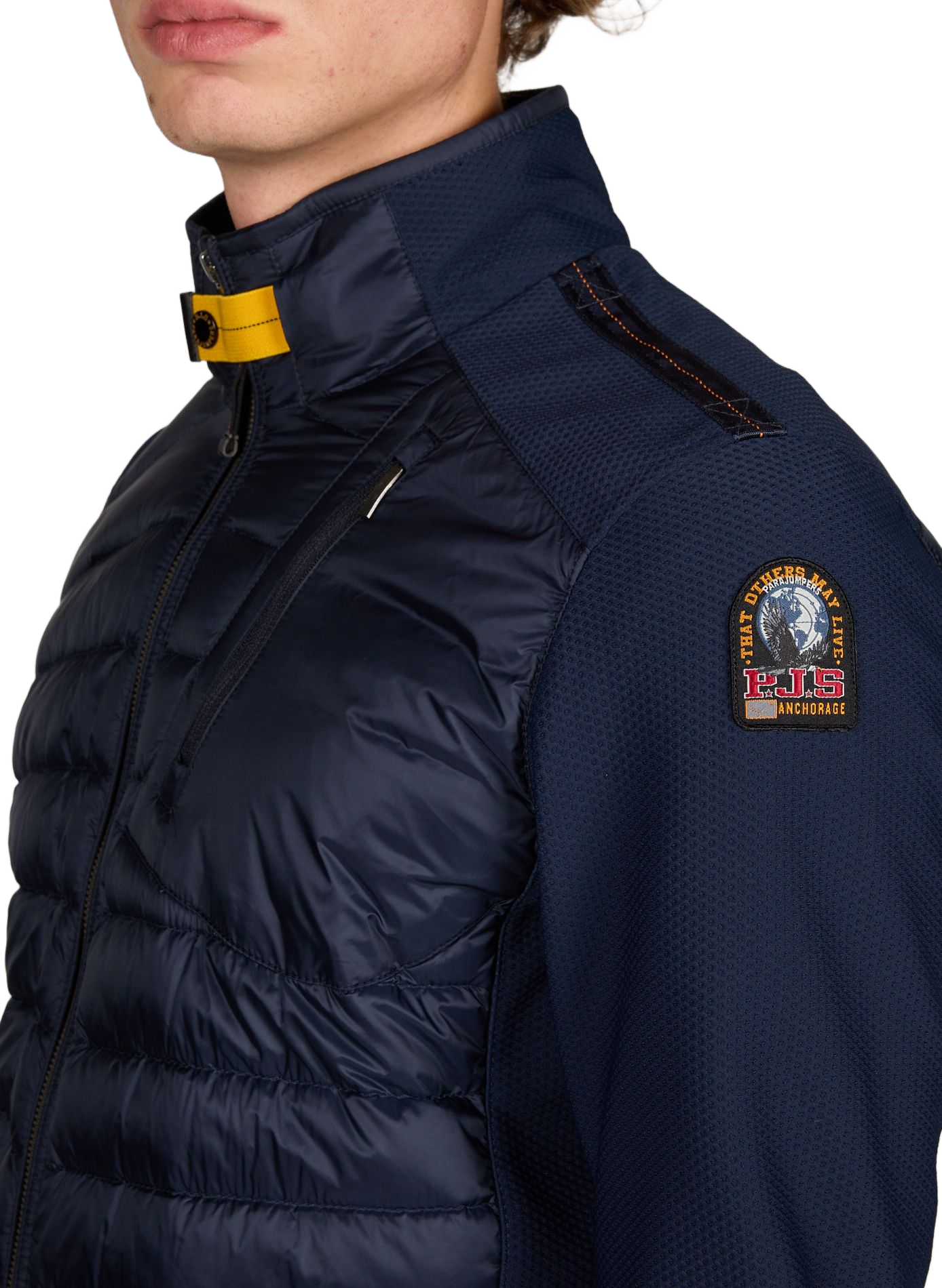 High-neck Jayde jacket PARAJUMPERS Blue