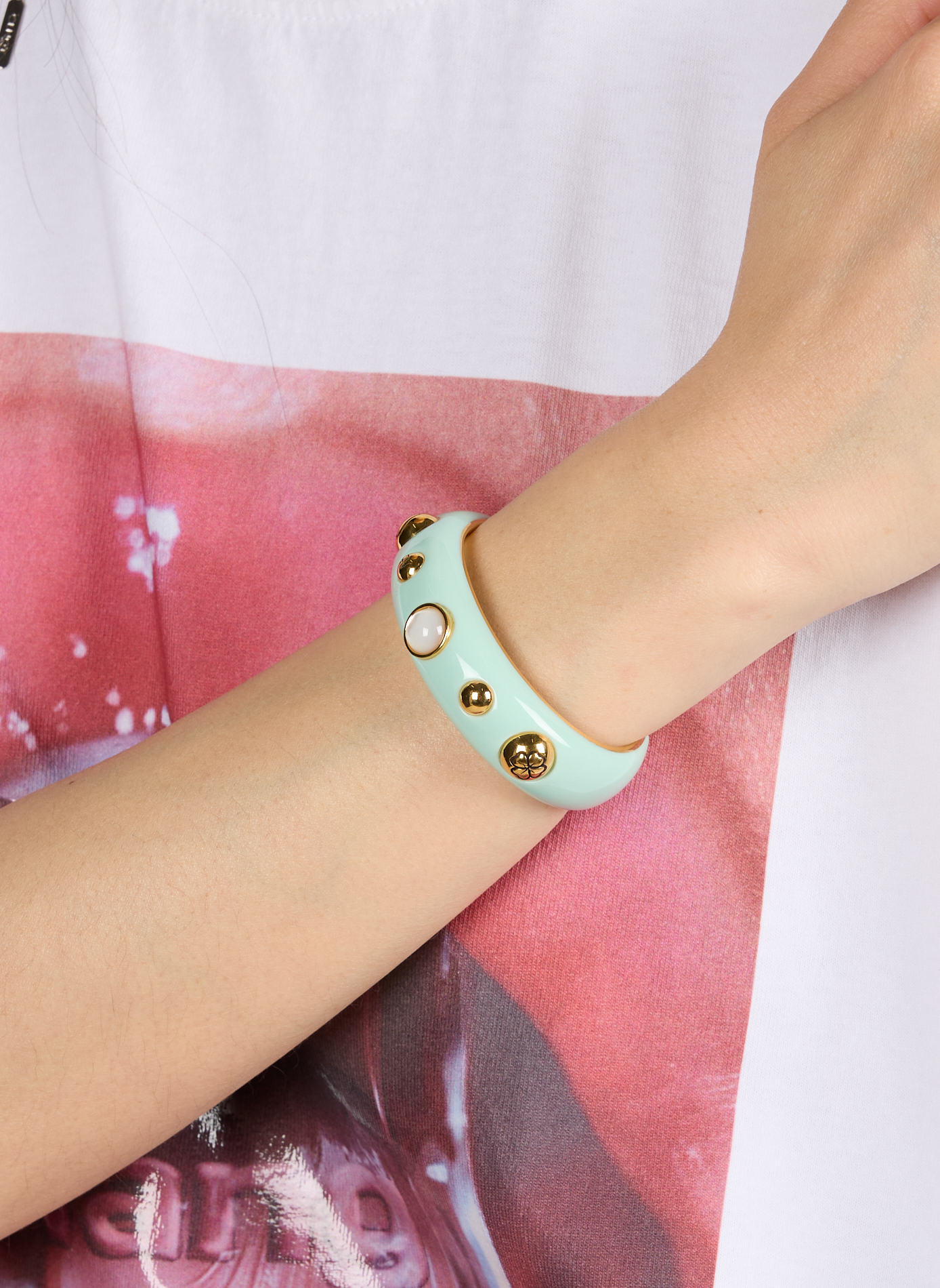 Cuff bracelet Dysie AURELIE BIDERMANN Blue