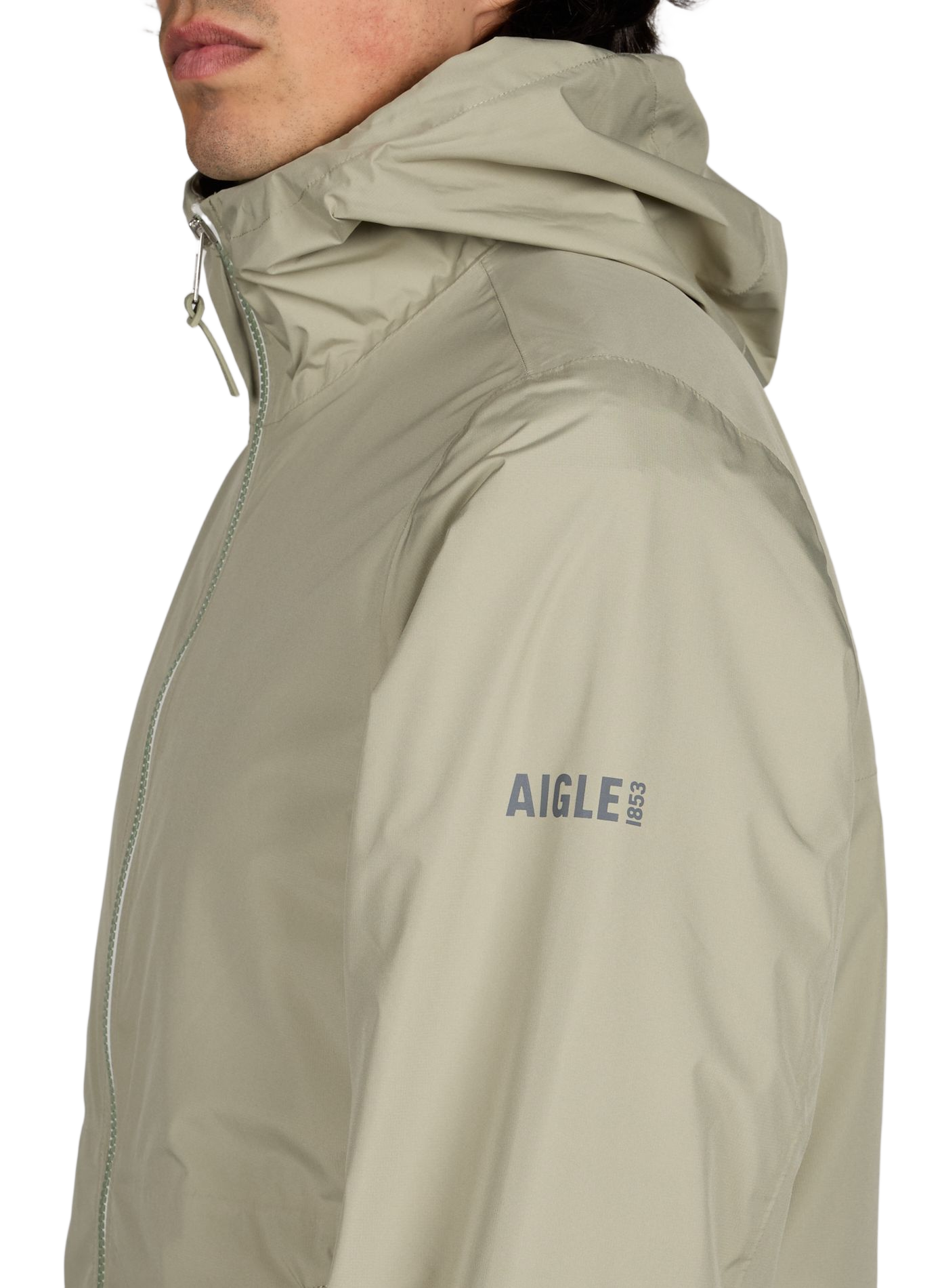 Blouson mi-long à capuche AIGLE Vert